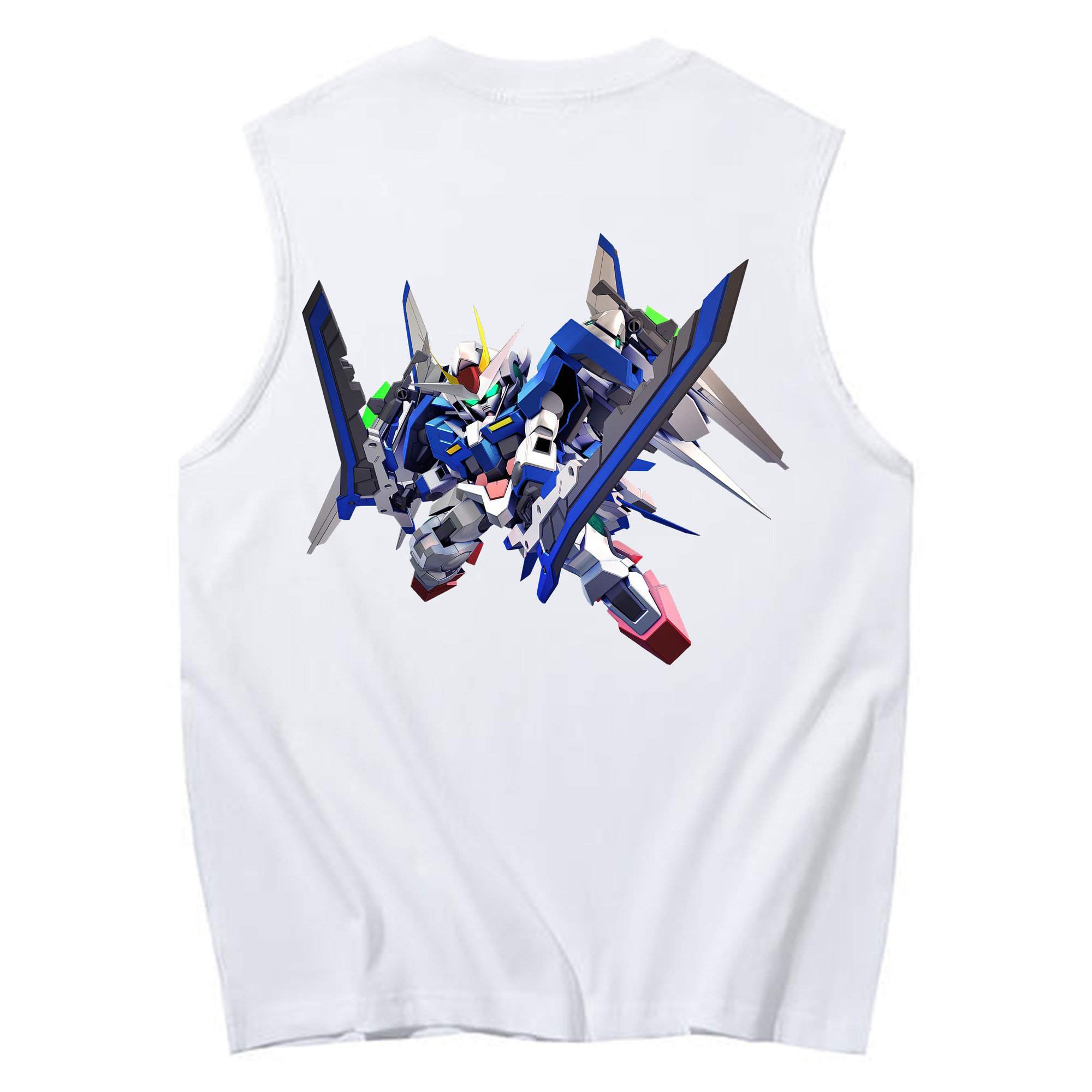 （画像用） 機動戦士ガンダム Mobile Suit Gundam コットン100％タンクトップ（背面プリント）