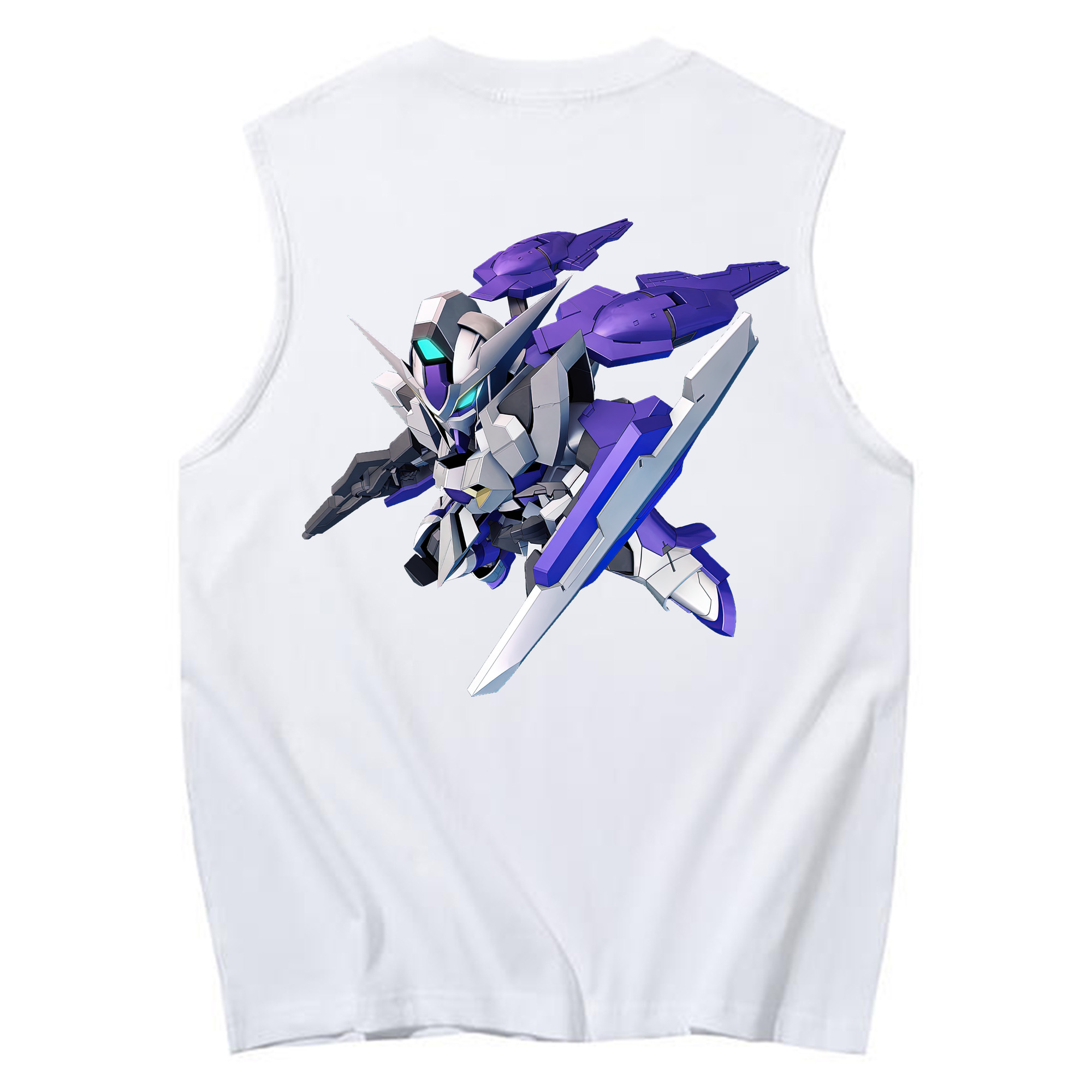（画像用） 機動戦士ガンダム Mobile Suit Gundam コットン100％タンクトップ（背面プリント）