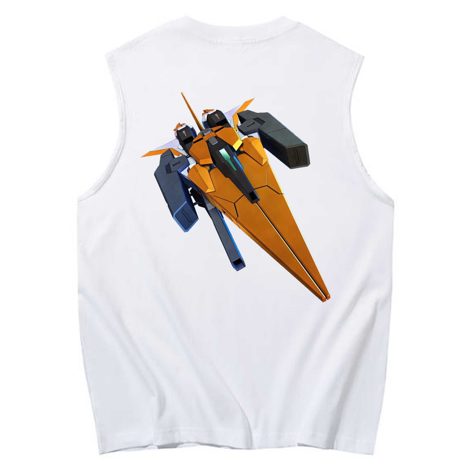 （画像用） 機動戦士ガンダム Mobile Suit Gundam コットン100％タンクトップ（背面プリント）