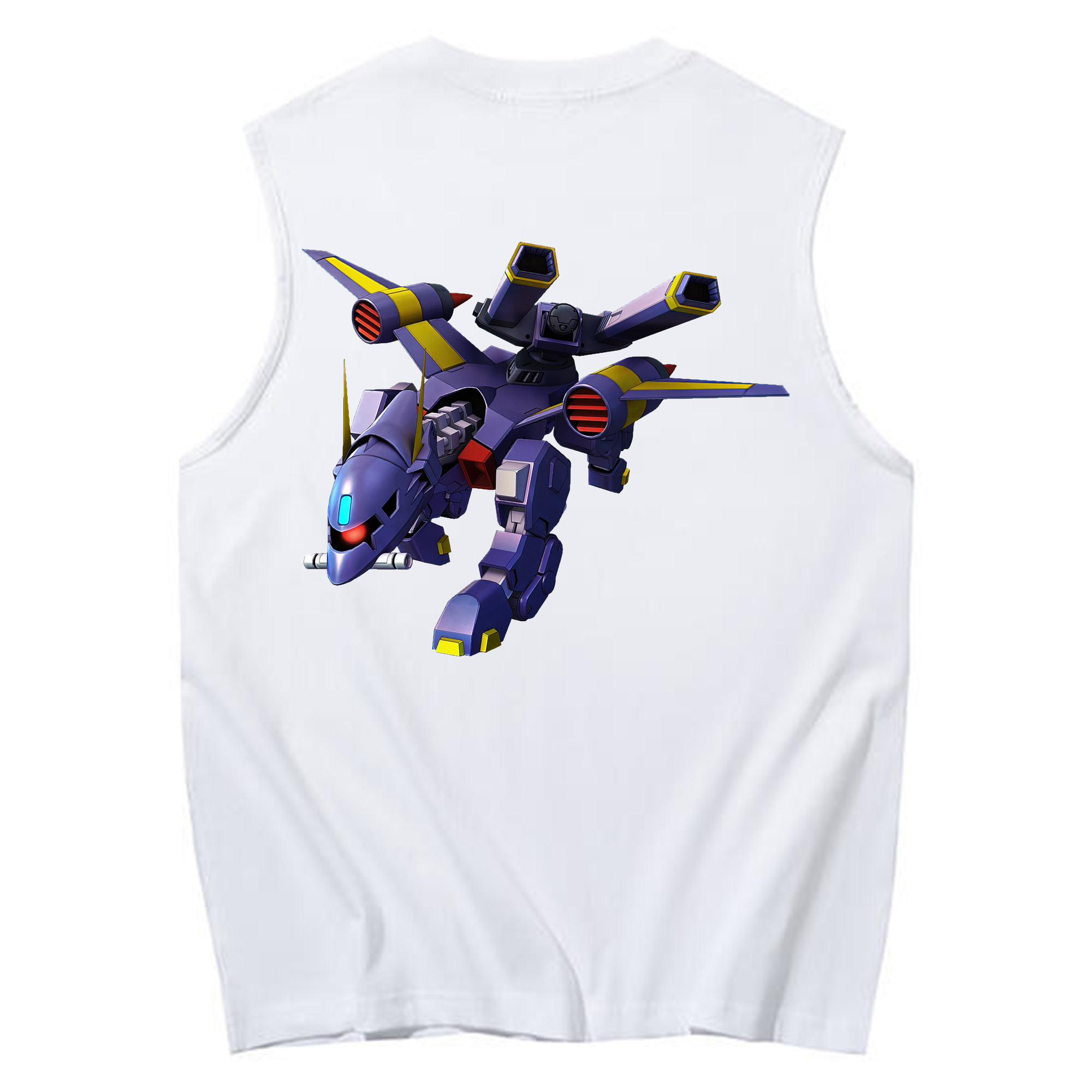 （画像用） 機動戦士ガンダム Mobile Suit Gundam コットン100％タンクトップ（背面プリント）