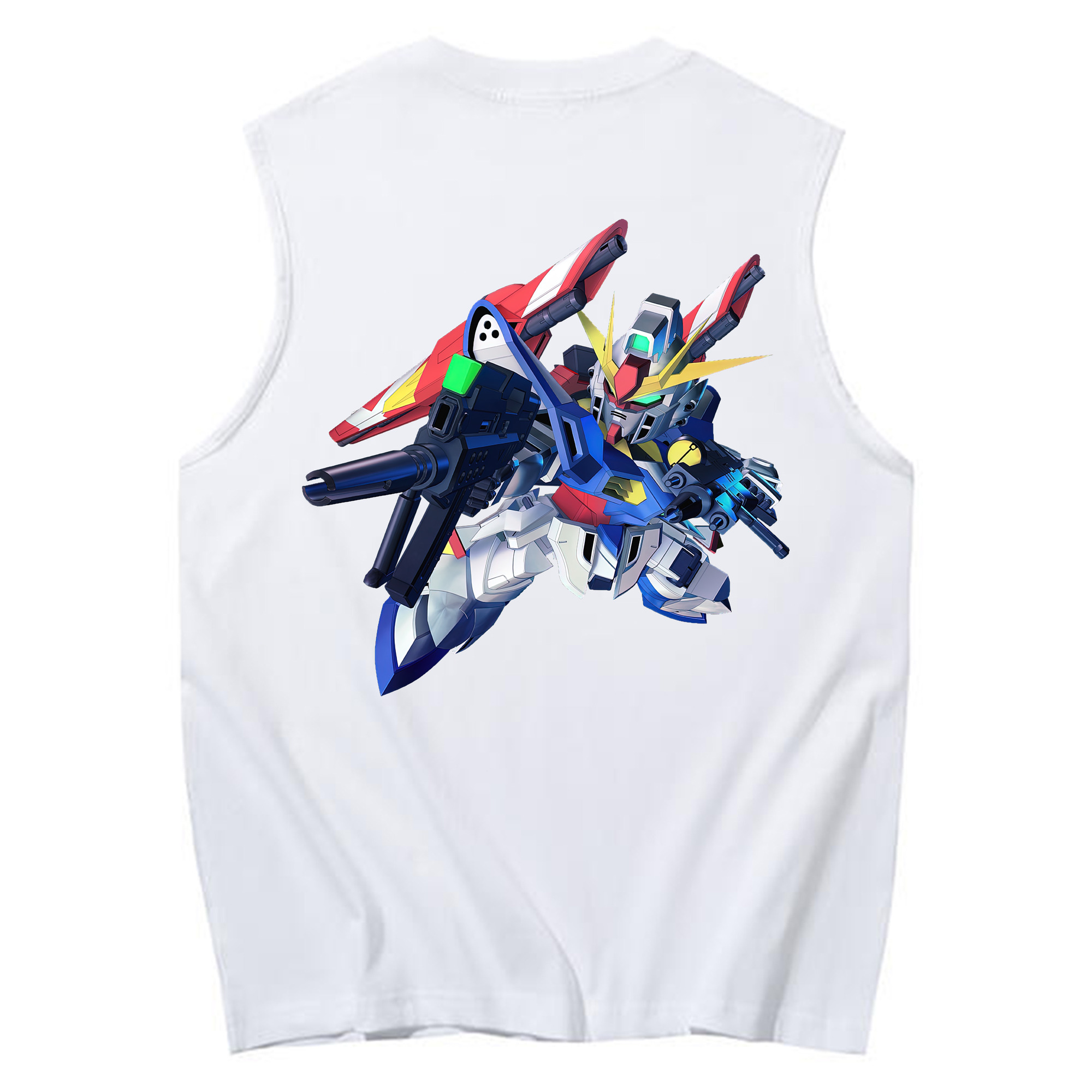 （画像用） 機動戦士ガンダム Mobile Suit Gundam コットン100％タンクトップ（背面プリント）