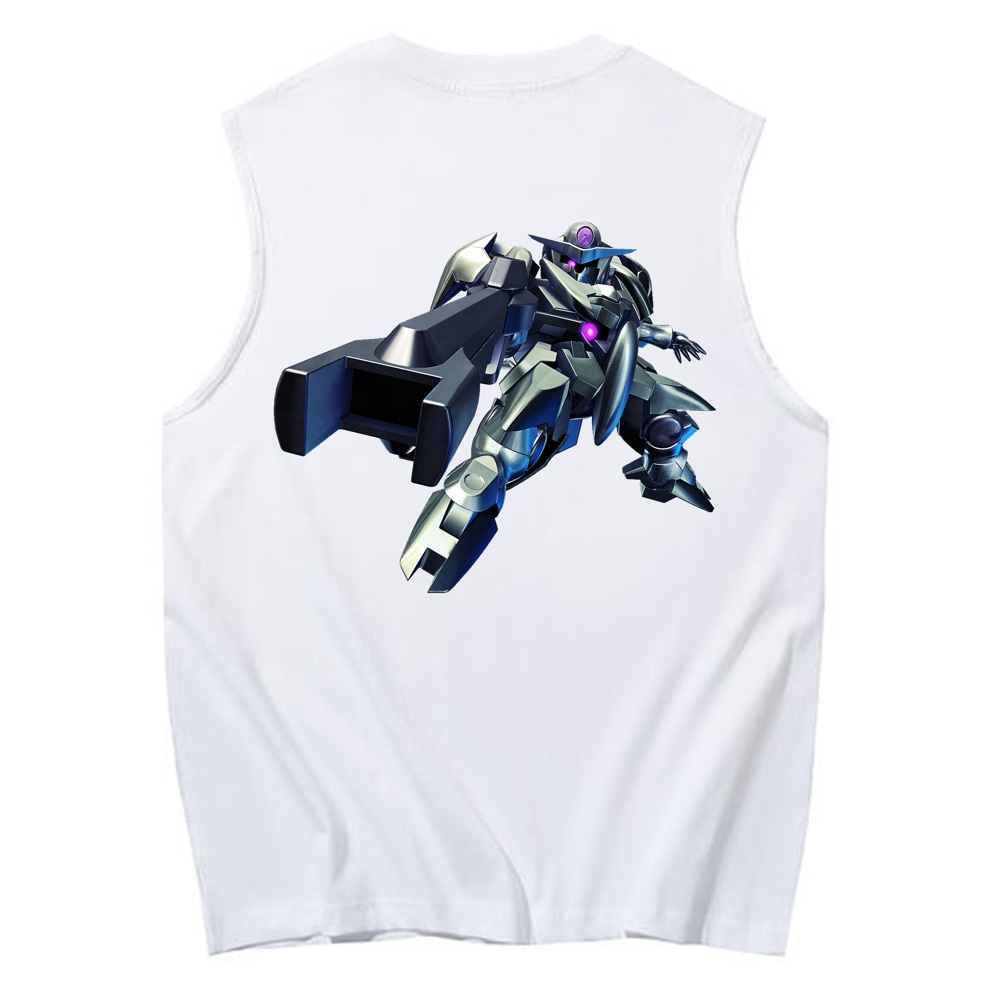 （画像用） 機動戦士ガンダム Mobile Suit Gundam コットン100％タンクトップ（背面プリント）