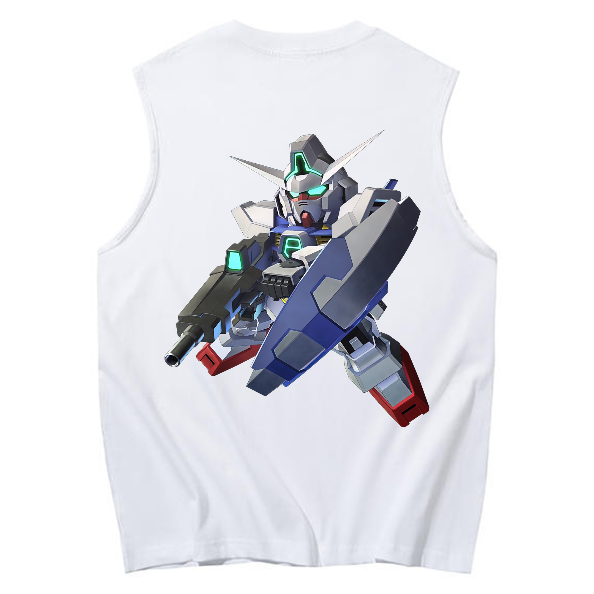 （画像用） 機動戦士ガンダム Mobile Suit Gundam コットン100％タンクトップ（背面プリント）