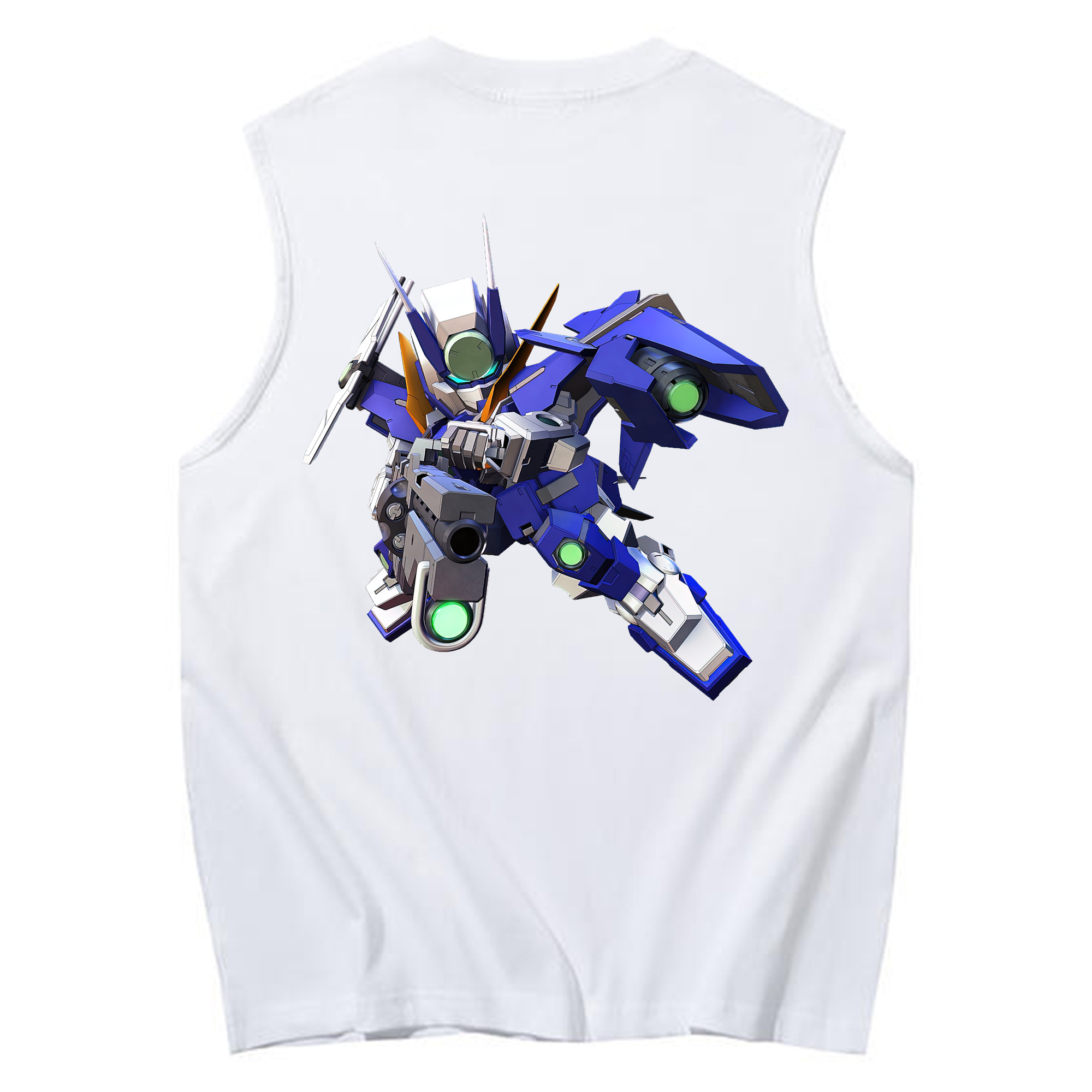 （画像用） 機動戦士ガンダム Mobile Suit Gundam コットン100％タンクトップ（背面プリント）