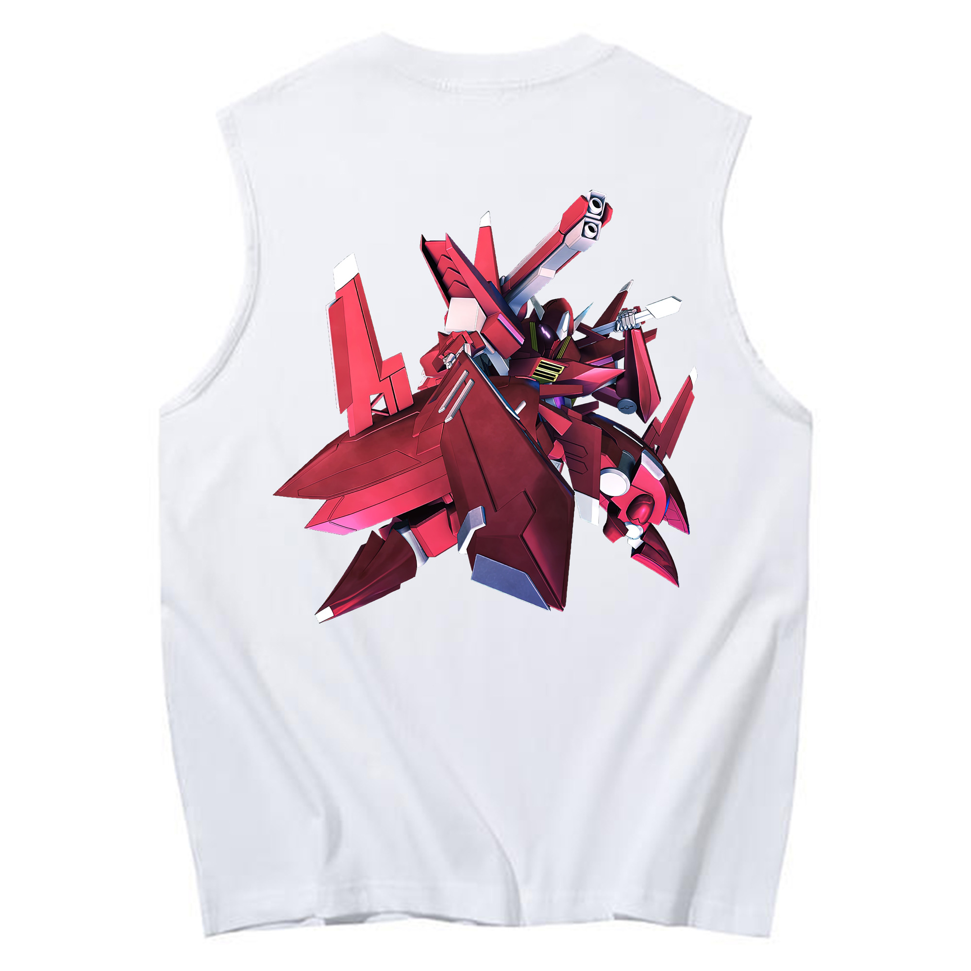 （画像用） 機動戦士ガンダム Mobile Suit Gundam コットン100％タンクトップ（背面プリント）