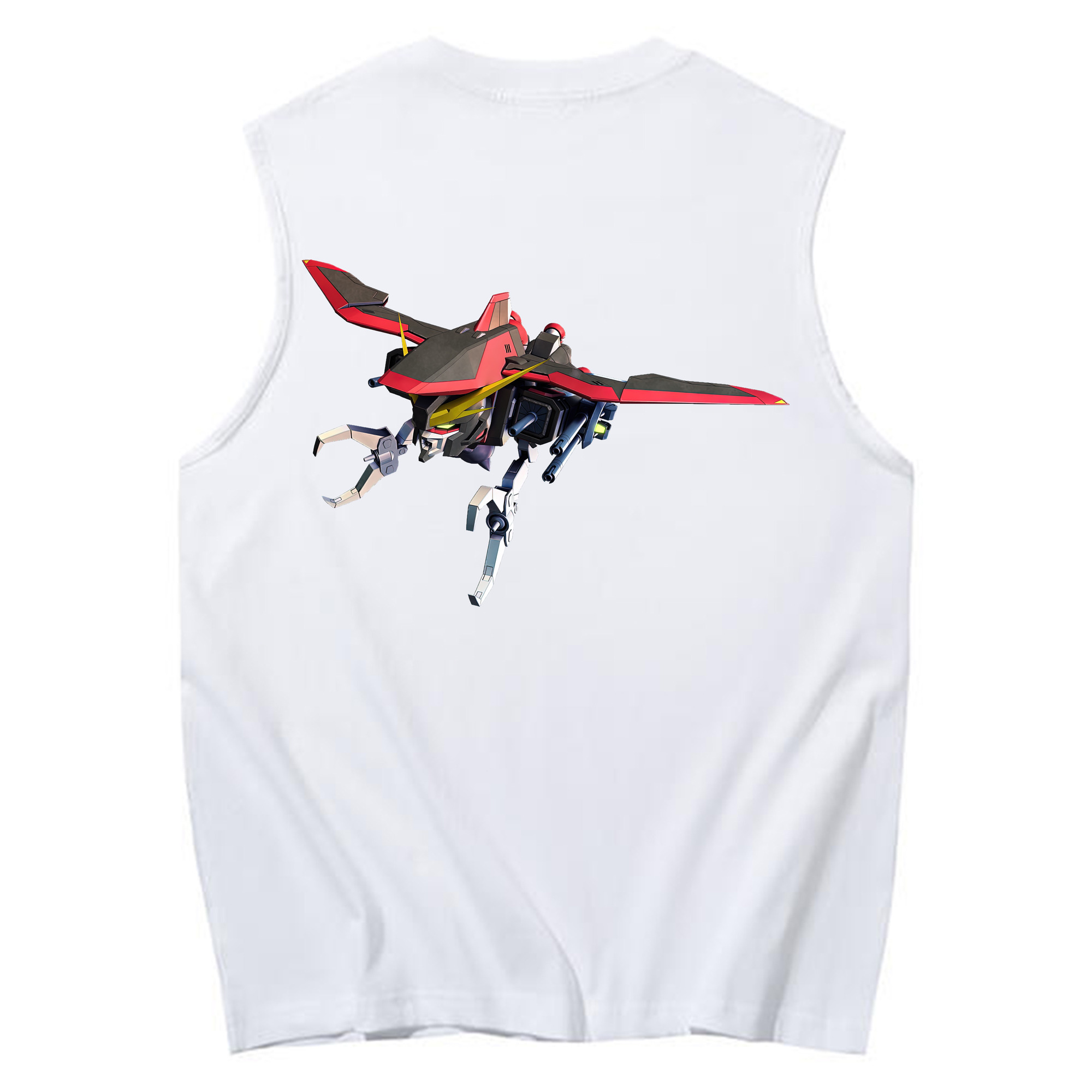 （画像用） 機動戦士ガンダム Mobile Suit Gundam コットン100％タンクトップ（背面プリント）
