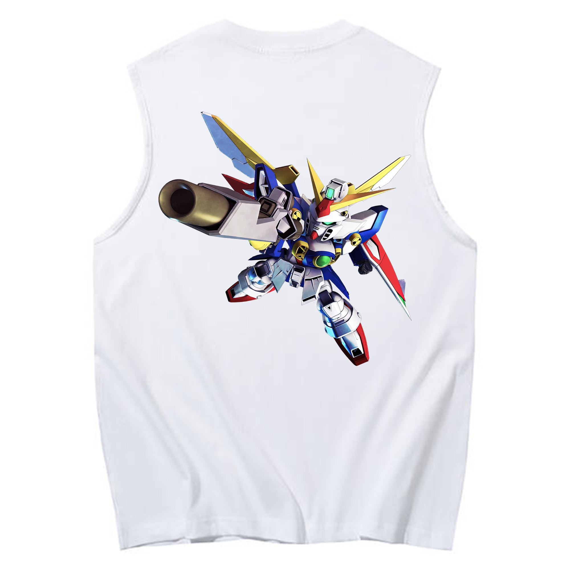 （画像用） 機動戦士ガンダム Mobile Suit Gundam コットン100％タンクトップ（背面プリント）