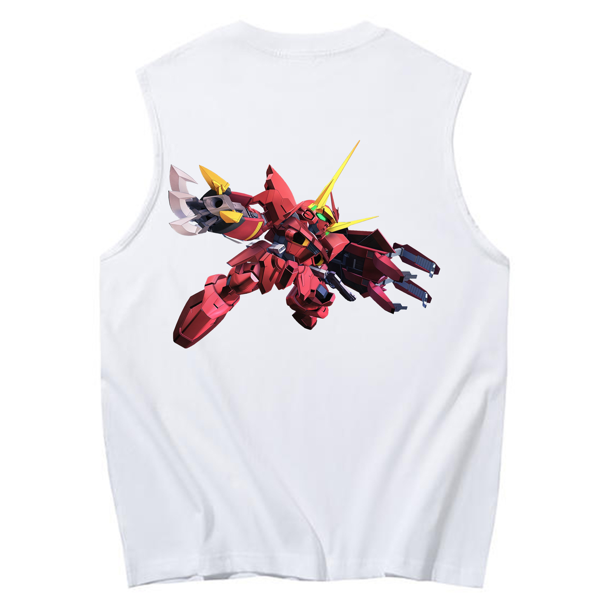 （画像用） 機動戦士ガンダム Mobile Suit Gundam コットン100％タンクトップ（背面プリント）