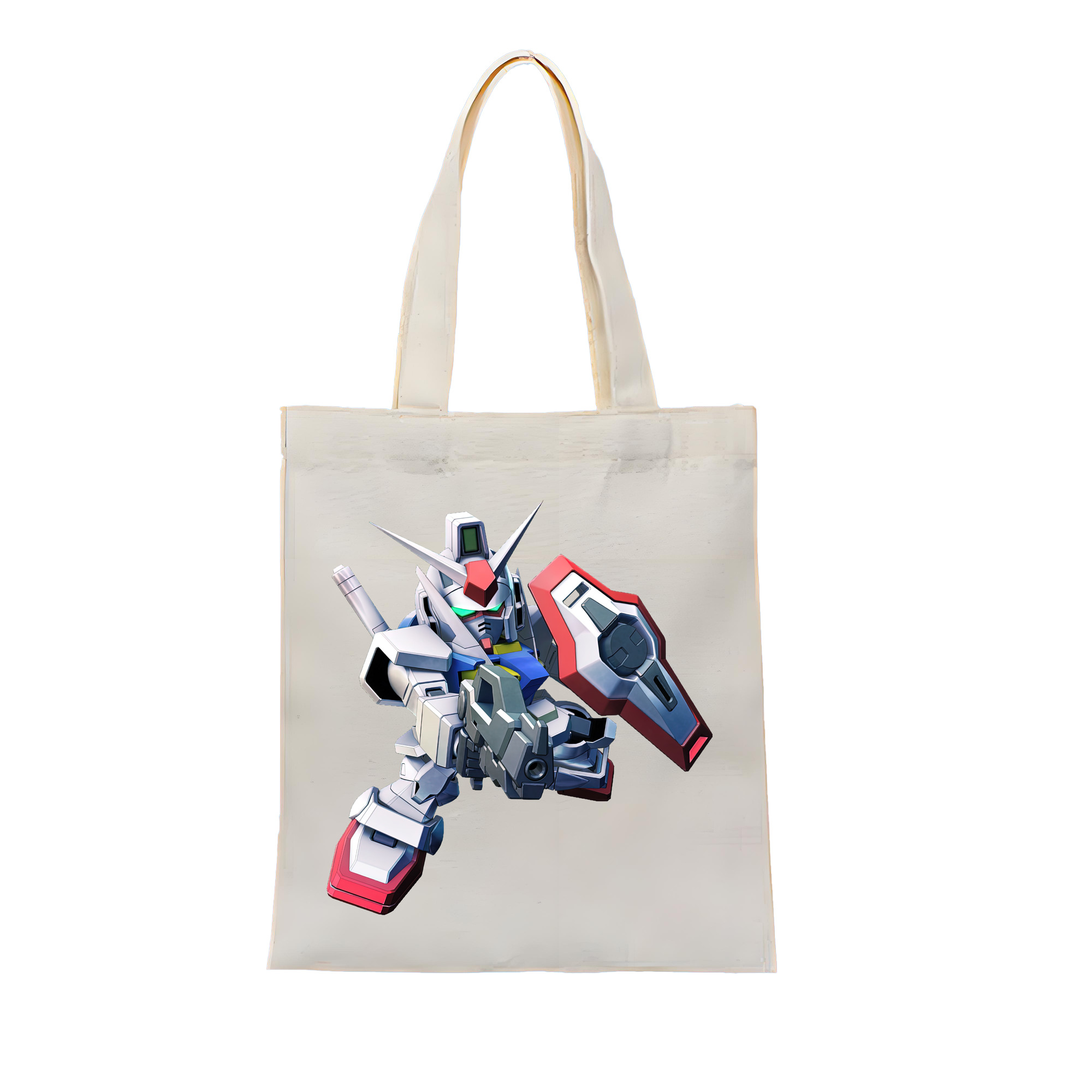 （画像用） 機動戦士ガンダム Mobile Suit Gundam 縦型キャンバス生地手提げバッグ　トートバッグ