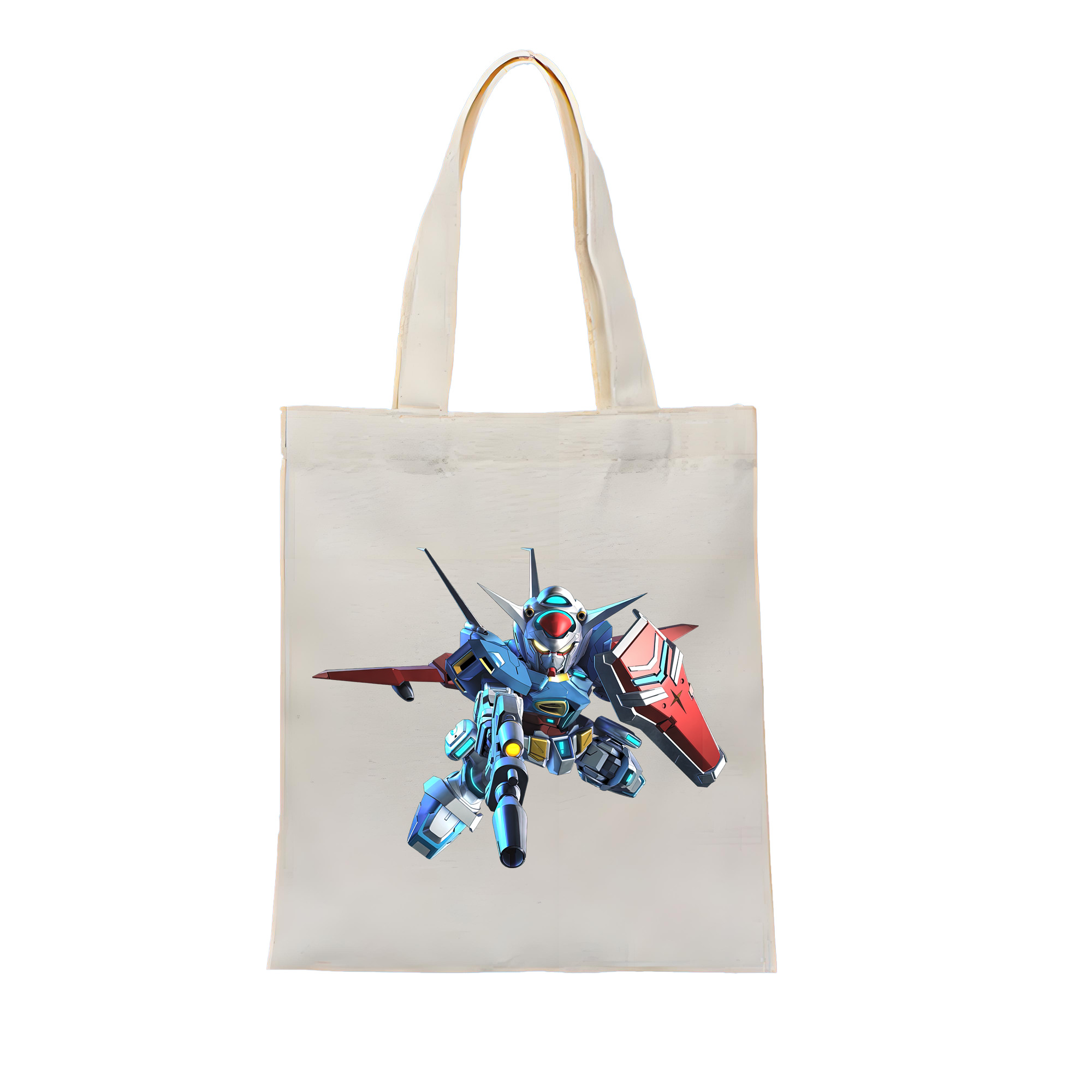 （画像用） 機動戦士ガンダム Mobile Suit Gundam 縦型キャンバス生地手提げバッグ　トートバッグ