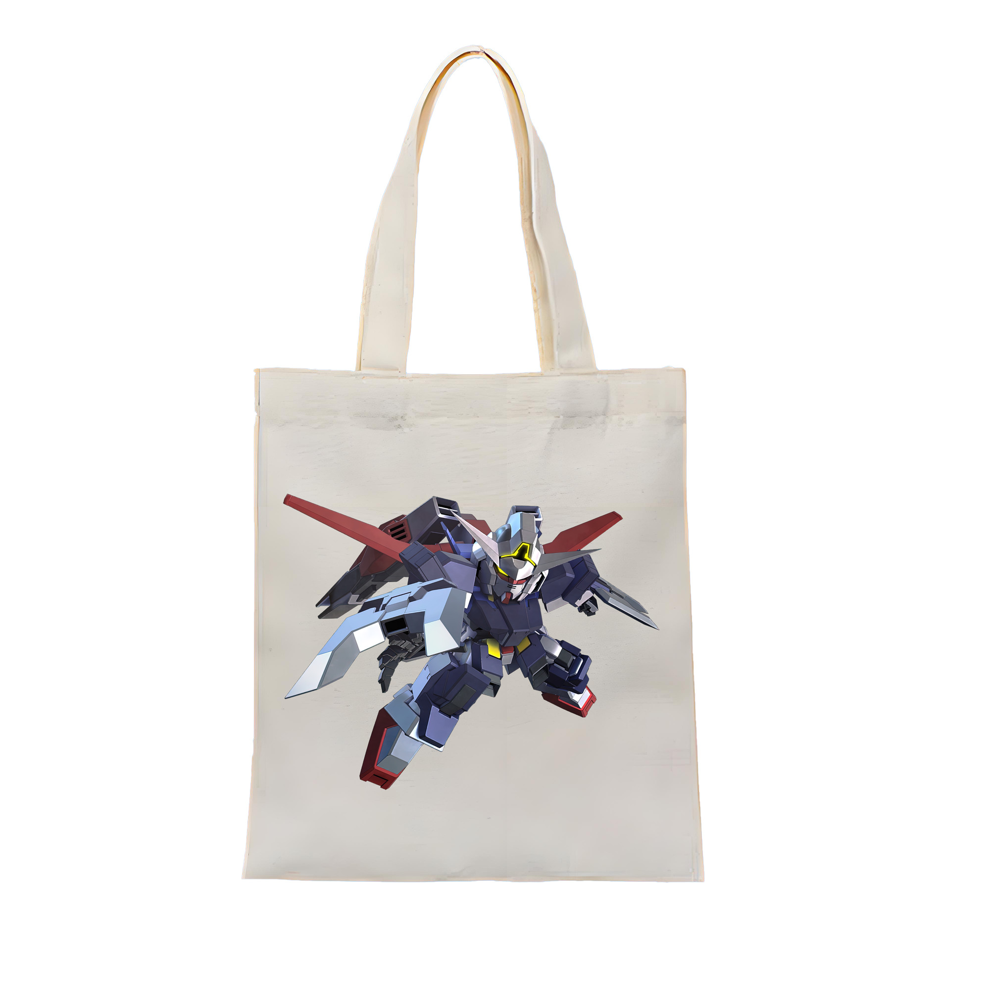 （画像用） 機動戦士ガンダム Mobile Suit Gundam 縦型キャンバス生地手提げバッグ　トートバッグ