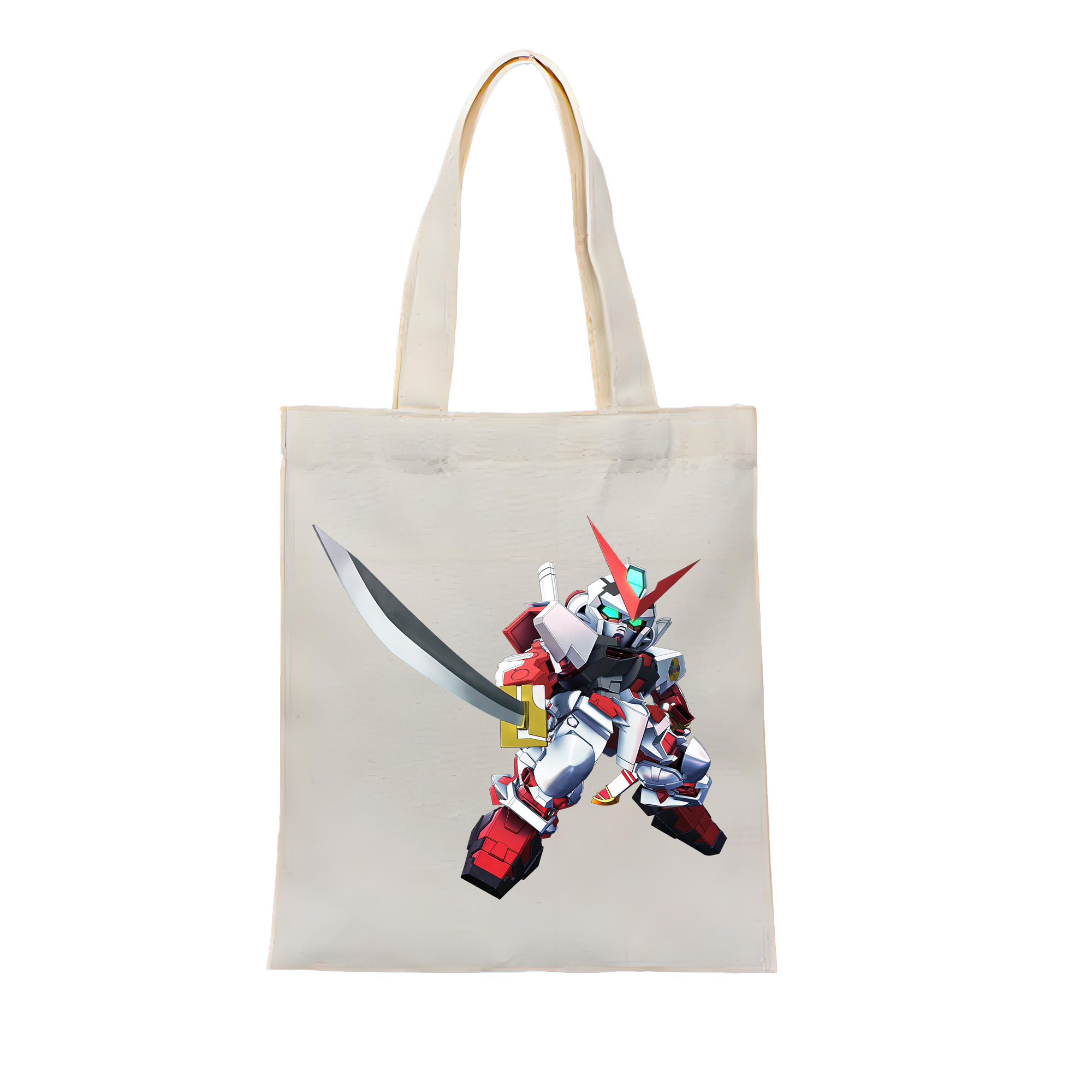 （画像用） 機動戦士ガンダム Mobile Suit Gundam 縦型キャンバス生地手提げバッグ　トートバッグ