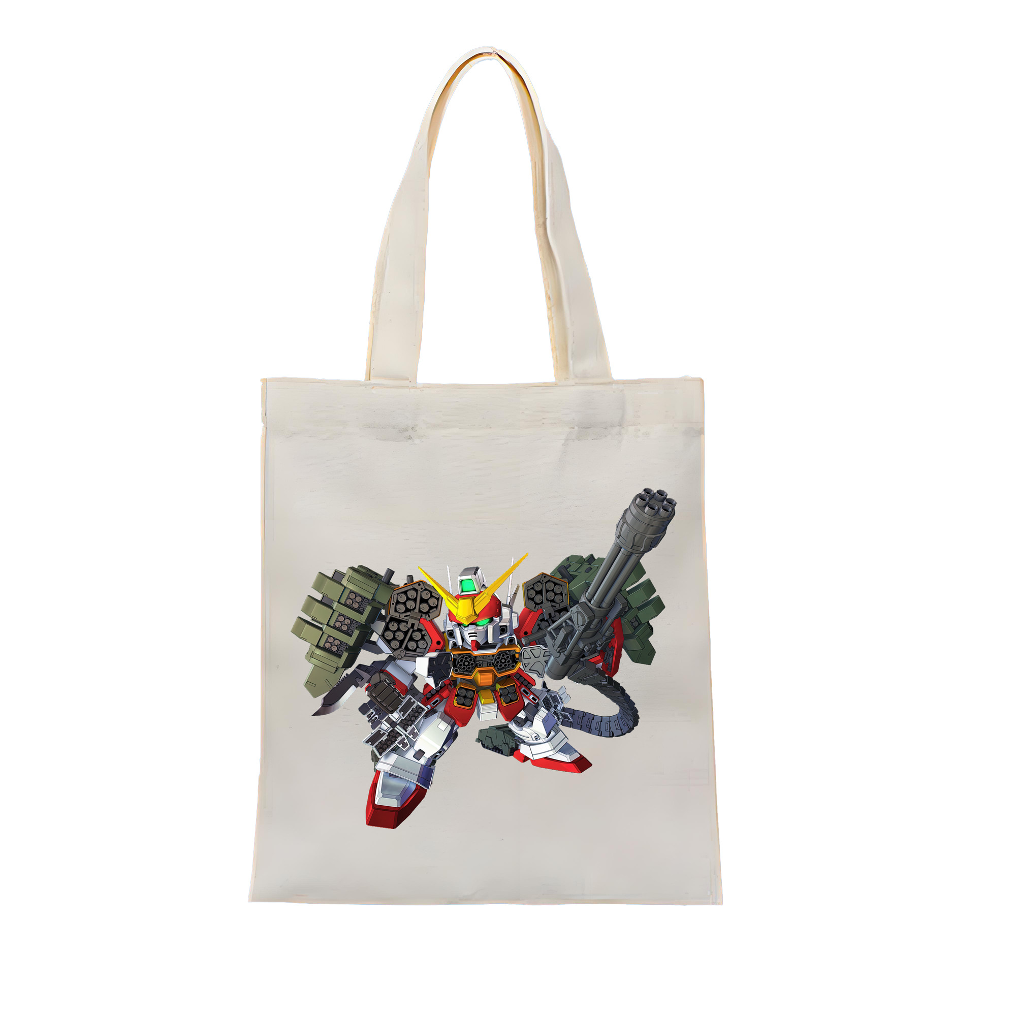 （画像用） 機動戦士ガンダム Mobile Suit Gundam 縦型キャンバス生地手提げバッグ　トートバッグ