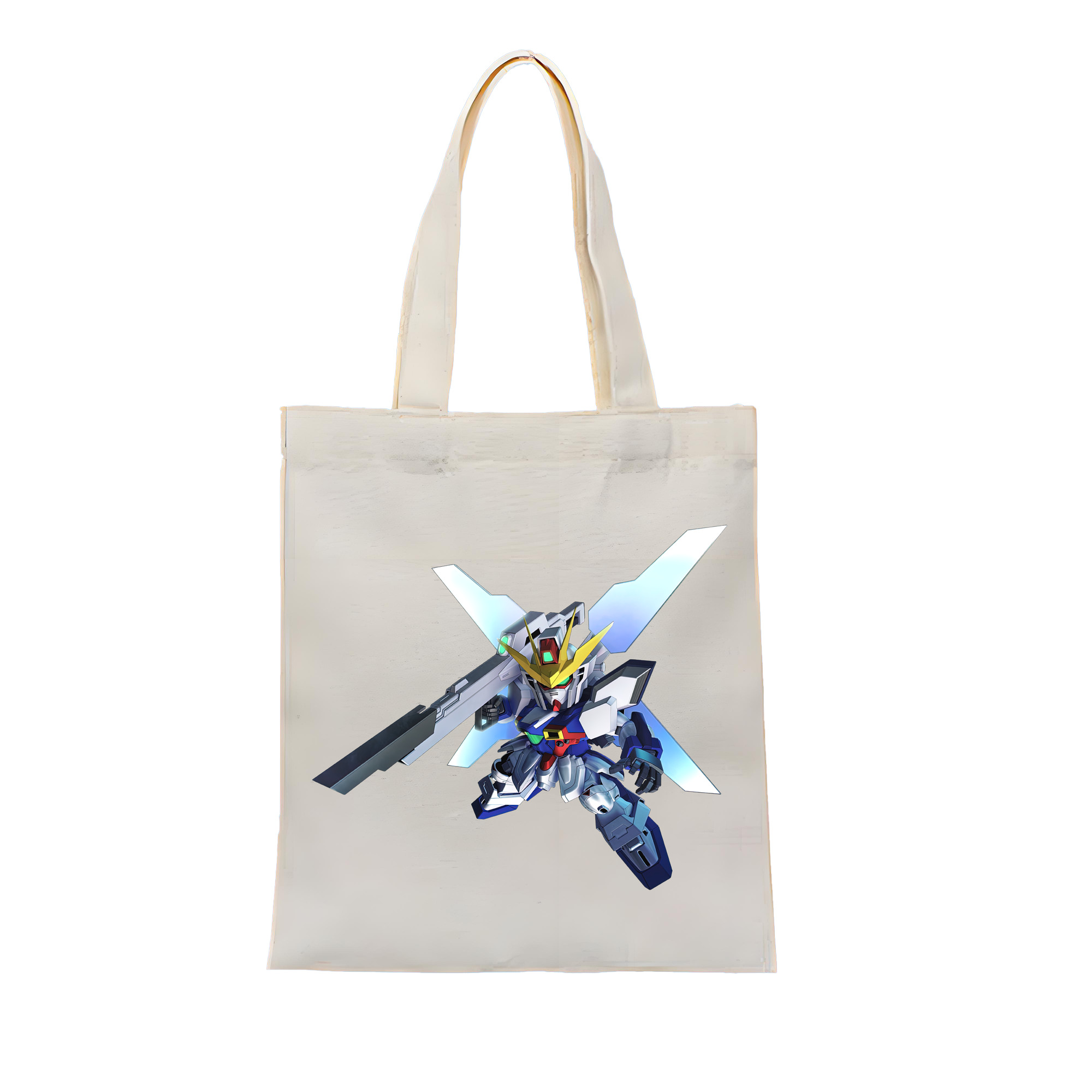 （画像用） 機動戦士ガンダム Mobile Suit Gundam 縦型キャンバス生地手提げバッグ　トートバッグ