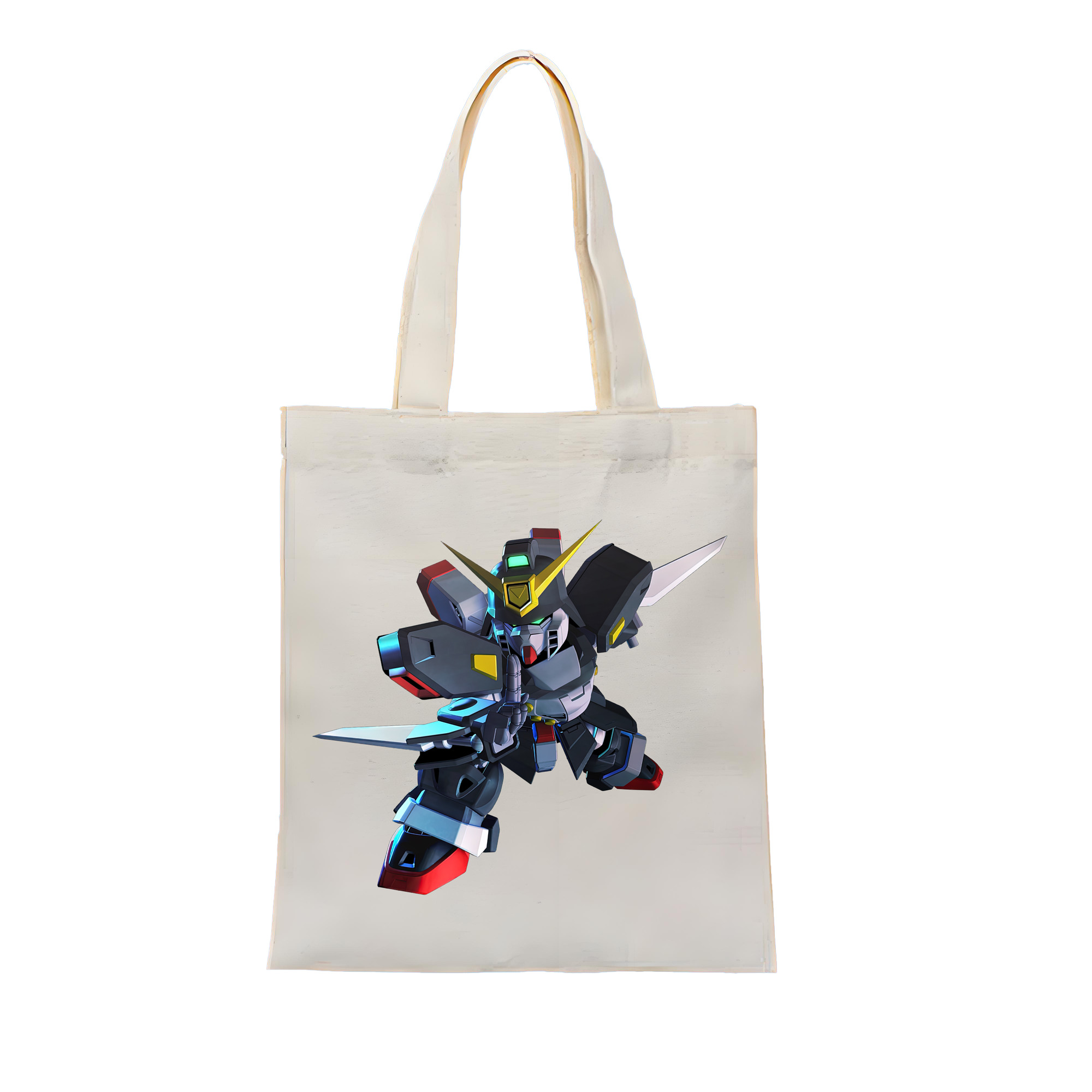 （画像用） 機動戦士ガンダム Mobile Suit Gundam 縦型キャンバス生地手提げバッグ　トートバッグ