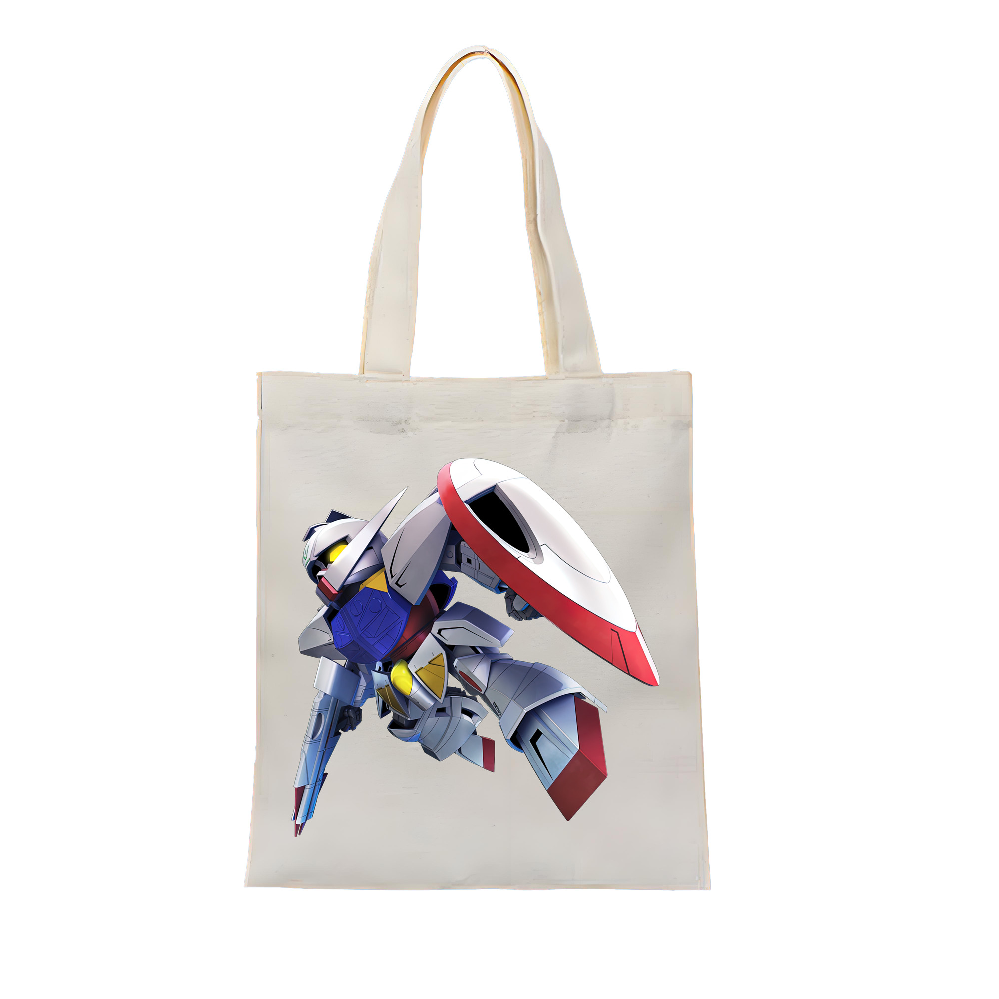 （画像用） 機動戦士ガンダム Mobile Suit Gundam 縦型キャンバス生地手提げバッグ　トートバッグ
