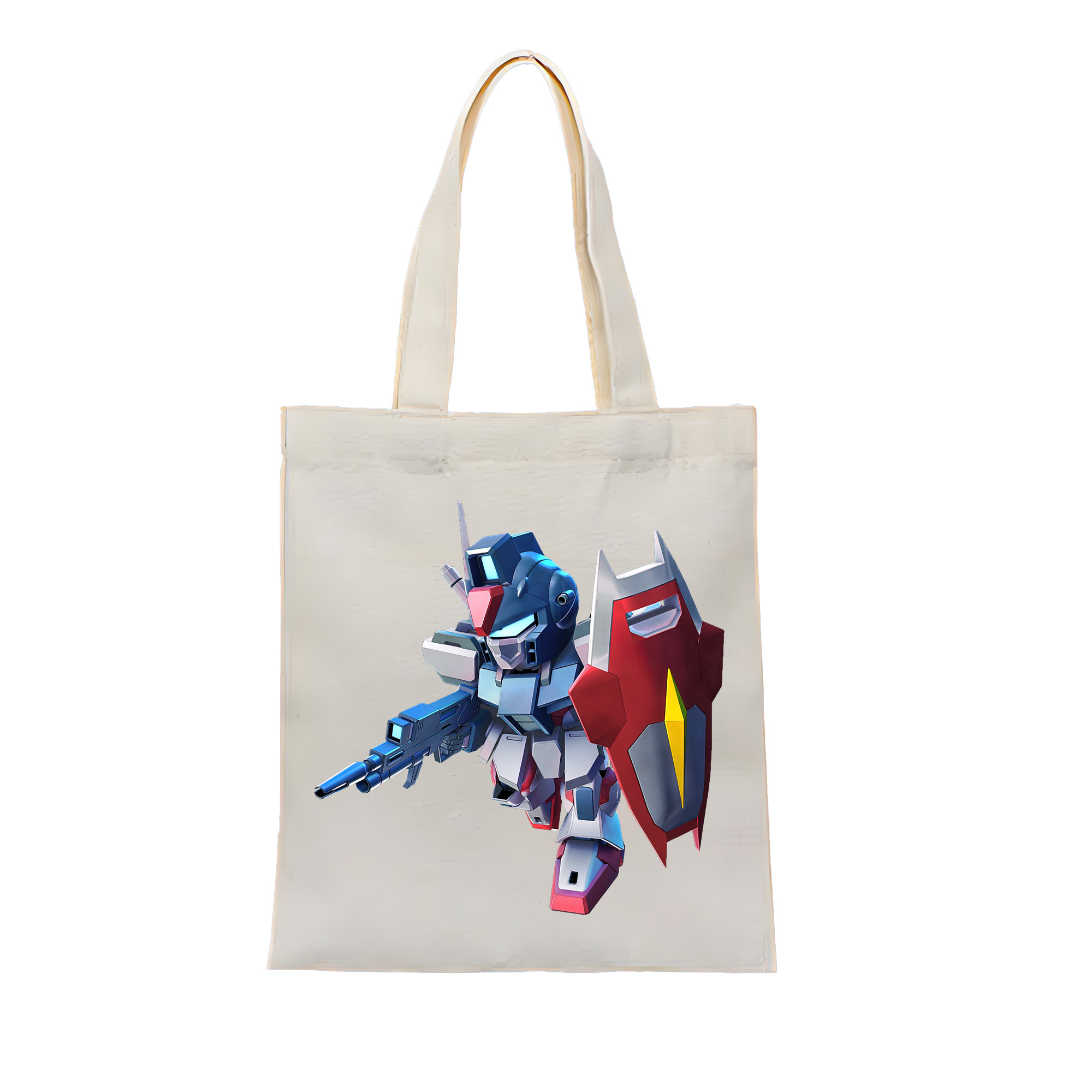 （画像用） 機動戦士ガンダム Mobile Suit Gundam 縦型キャンバス生地手提げバッグ　トートバッグ