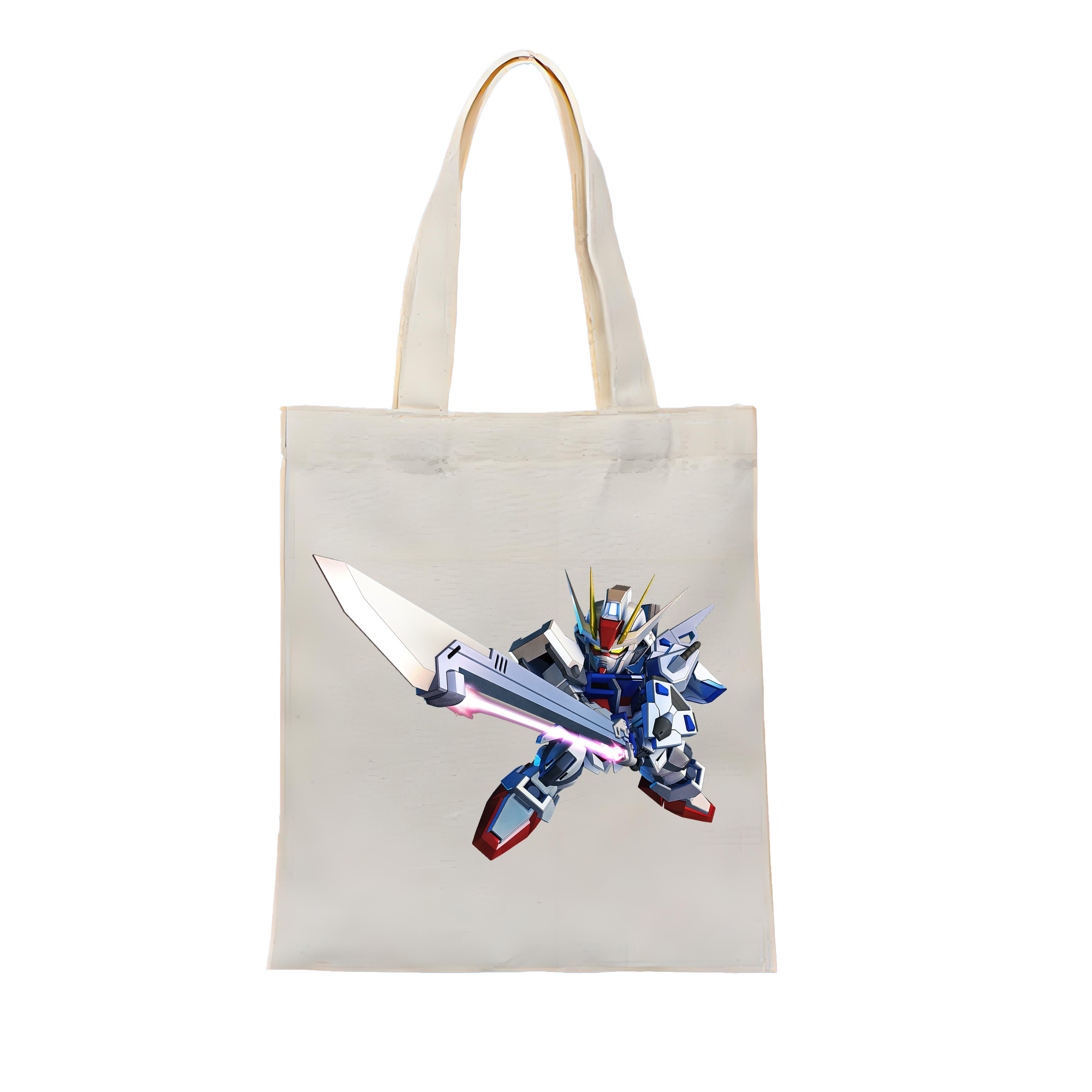 （画像用） 機動戦士ガンダム Mobile Suit Gundam 縦型キャンバス生地手提げバッグ　トートバッグ