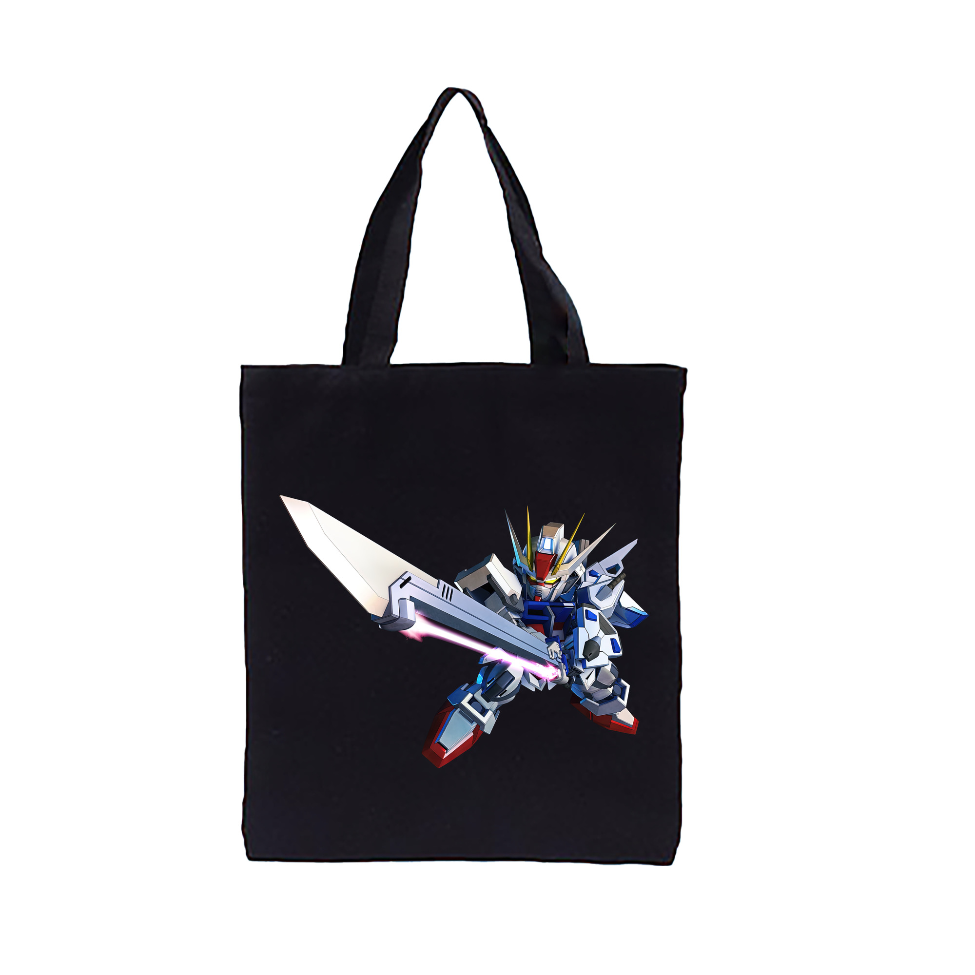 （画像用） 機動戦士ガンダム Mobile Suit Gundam 縦型キャンバス生地手提げバッグ　トートバッグ