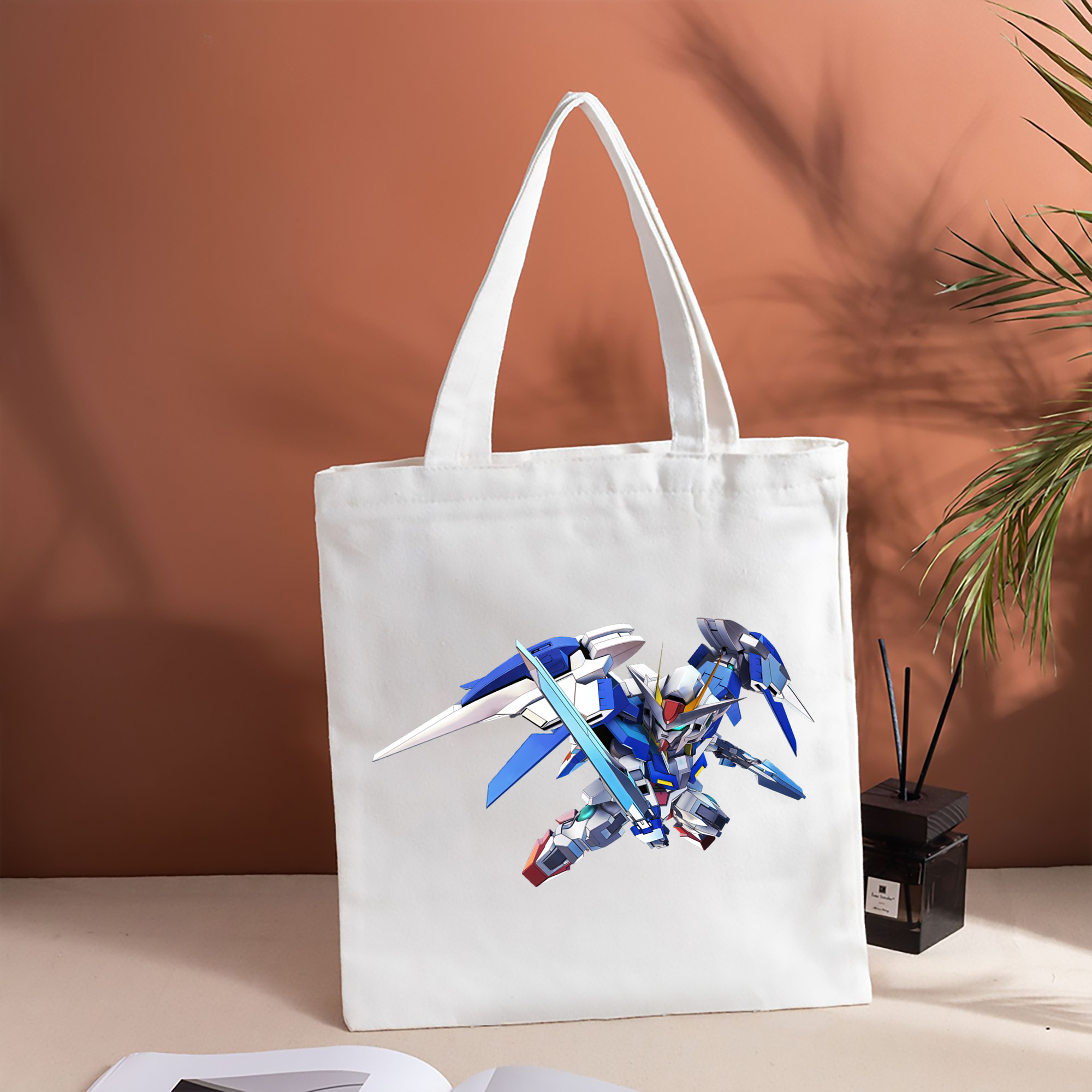 機動戦士ガンダム Mobile Suit Gundam 縦型キャンバス生地手提げバッグ　トートバッグ