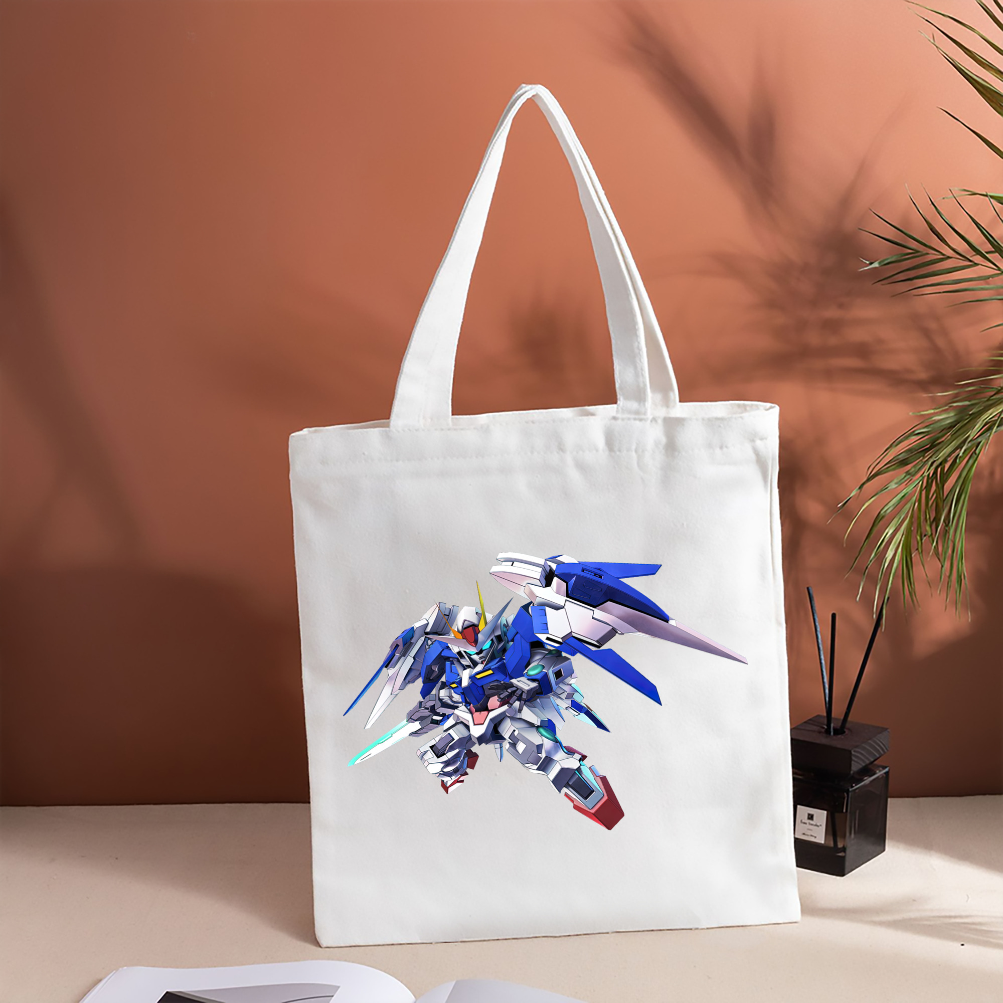 機動戦士ガンダム Mobile Suit Gundam 縦型キャンバス生地手提げバッグ　トートバッグ