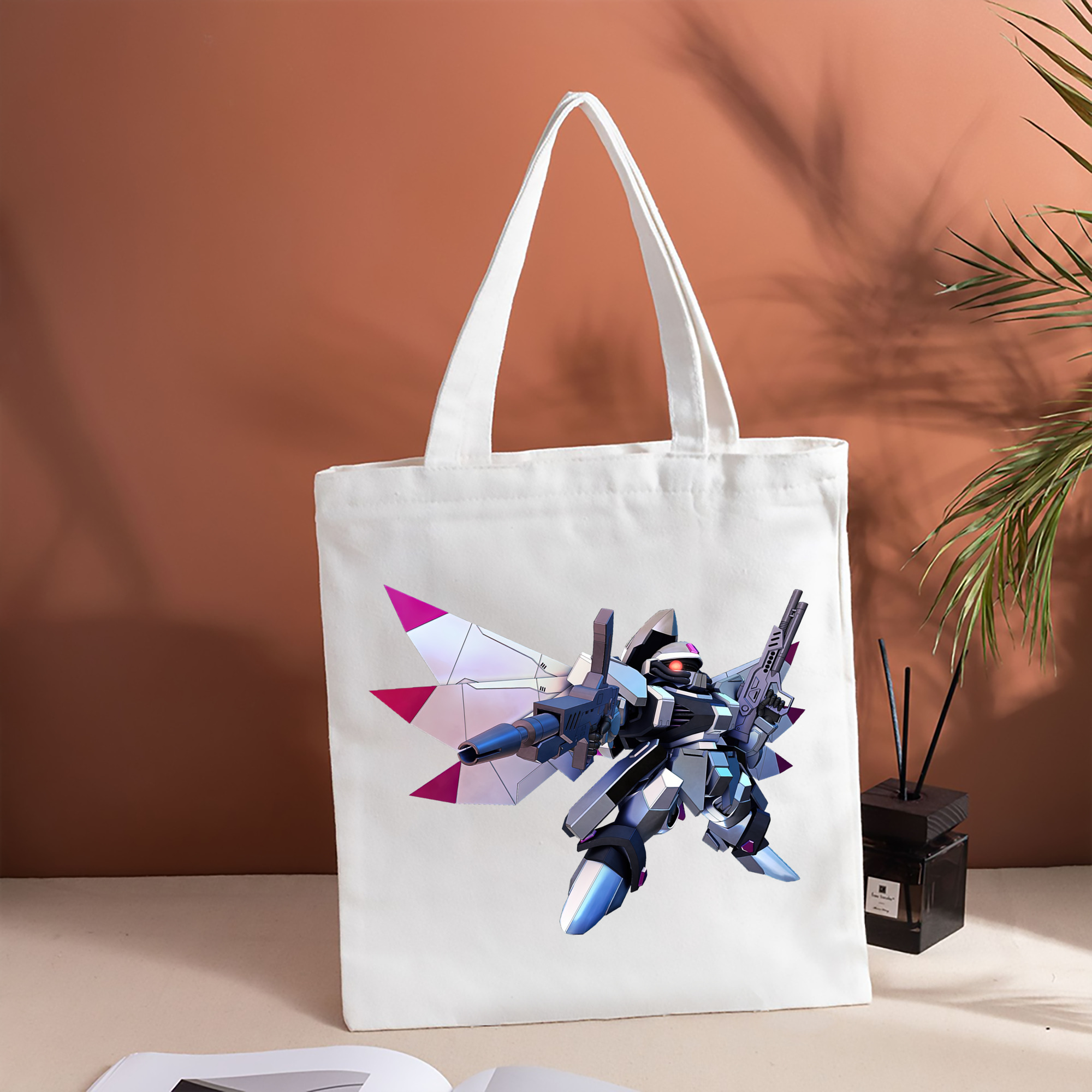 機動戦士ガンダム Mobile Suit Gundam 縦型キャンバス生地手提げバッグ　トートバッグ