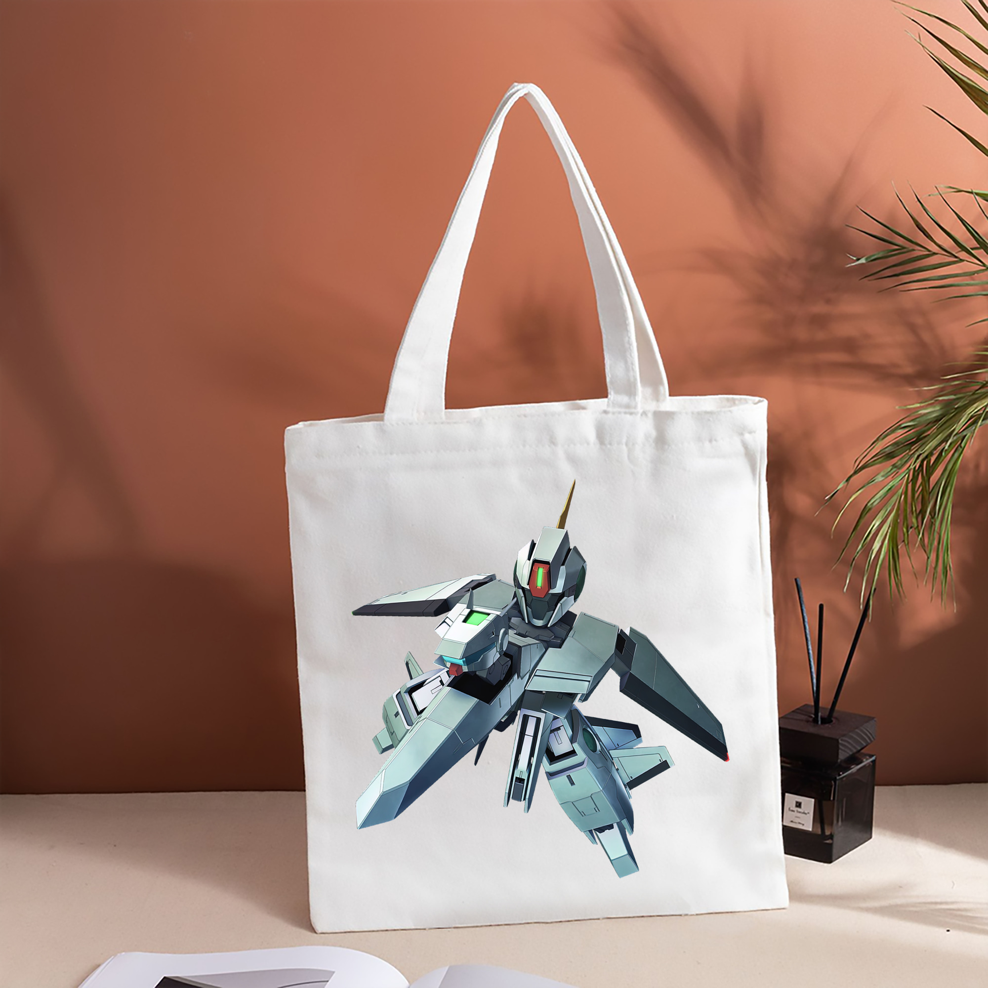 機動戦士ガンダム Mobile Suit Gundam 縦型キャンバス生地手提げバッグ　トートバッグ