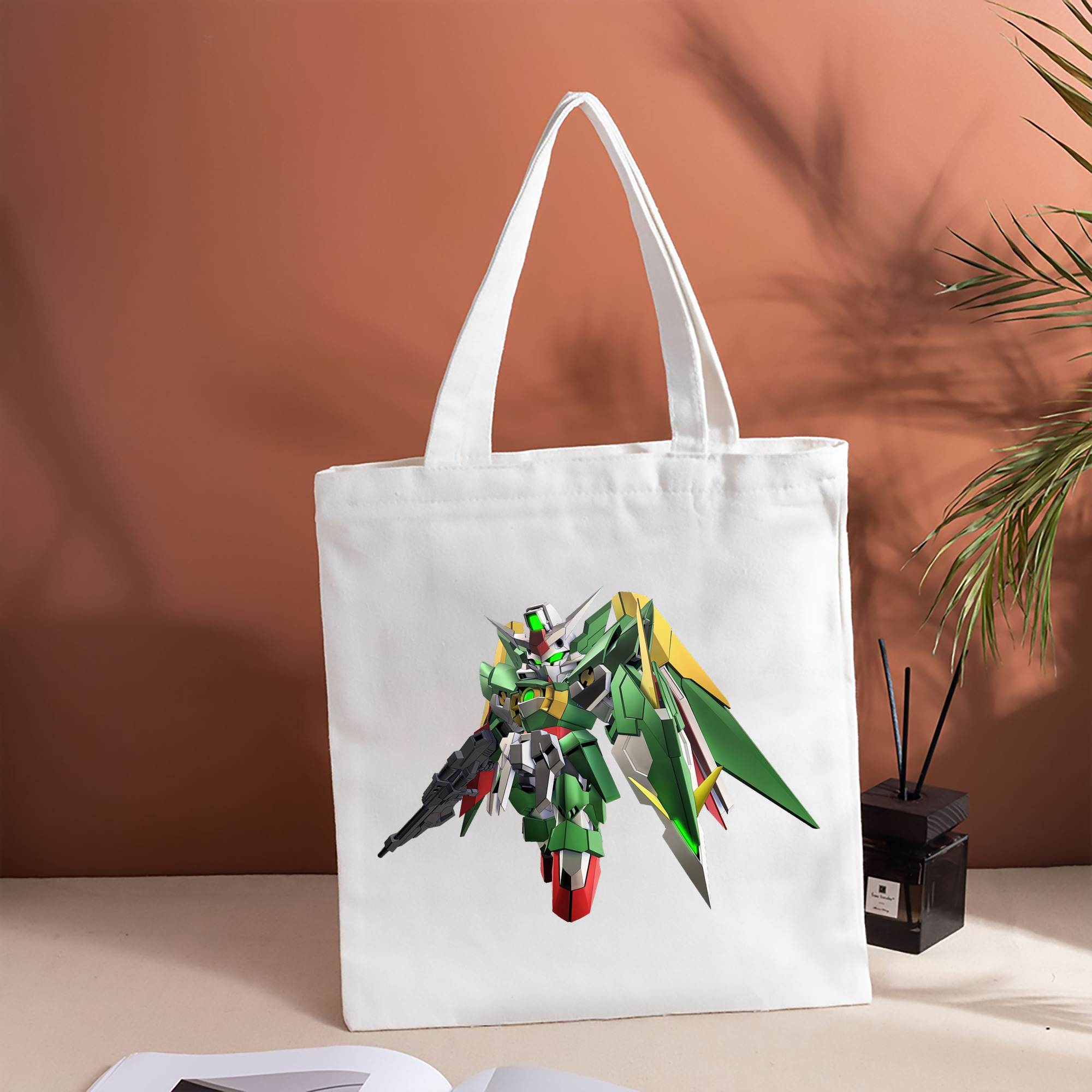 機動戦士ガンダム Mobile Suit Gundam 縦型キャンバス生地手提げバッグ　トートバッグ