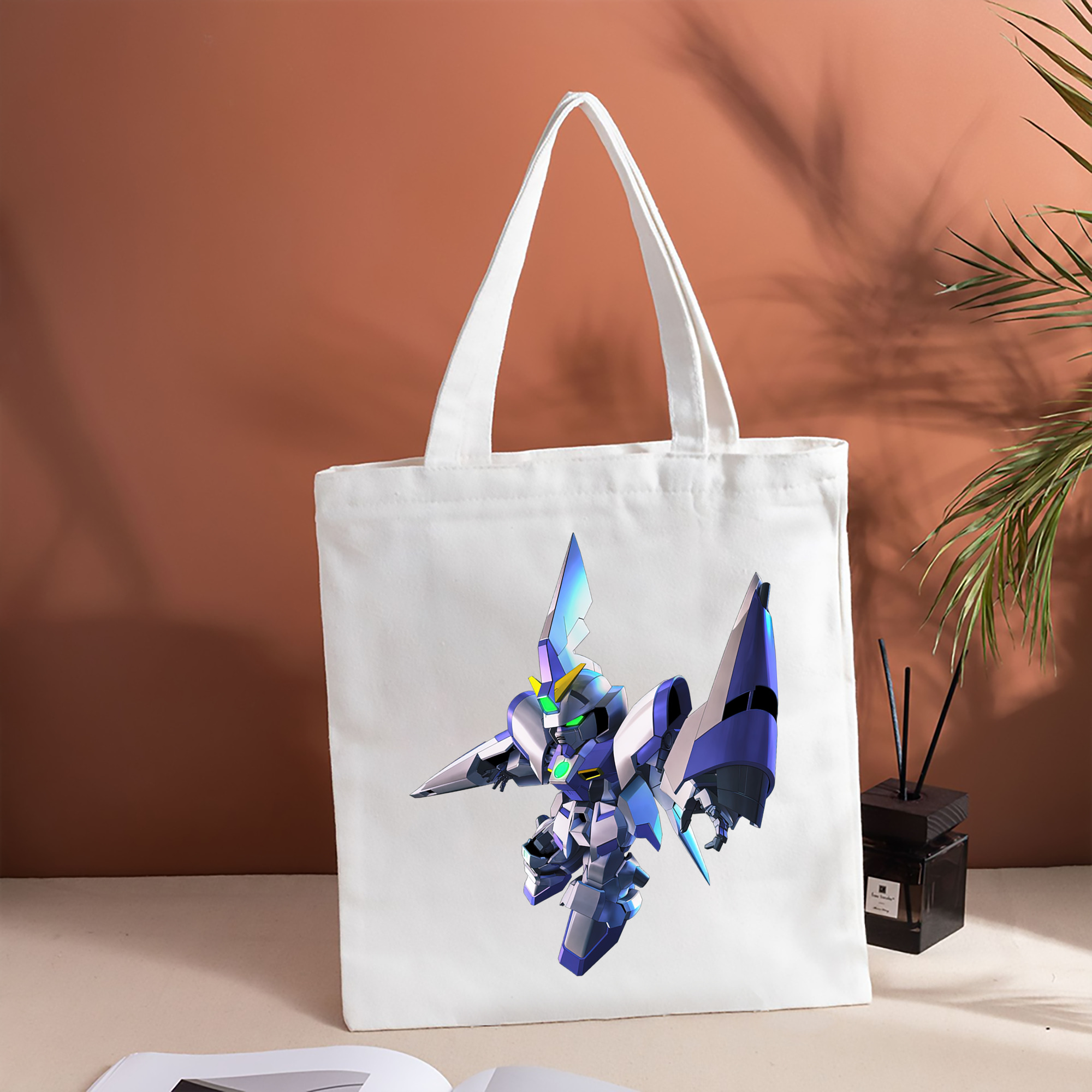 機動戦士ガンダム Mobile Suit Gundam 縦型キャンバス生地手提げバッグ　トートバッグ
