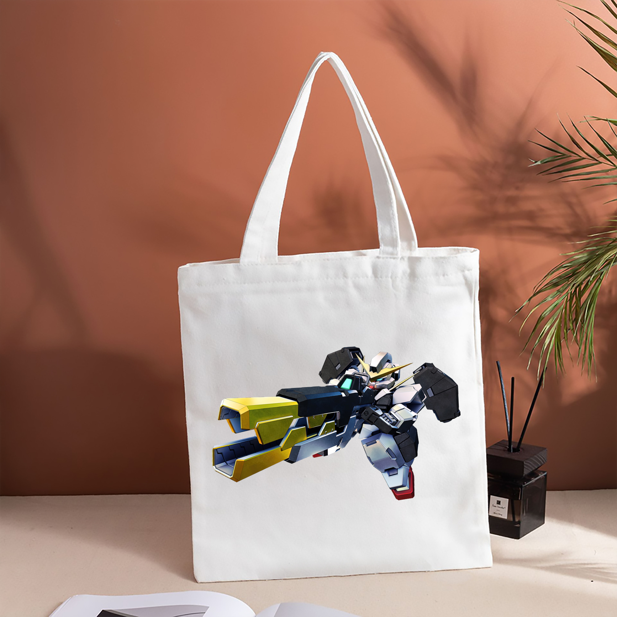 機動戦士ガンダム Mobile Suit Gundam 縦型キャンバス生地手提げバッグ　トートバッグ