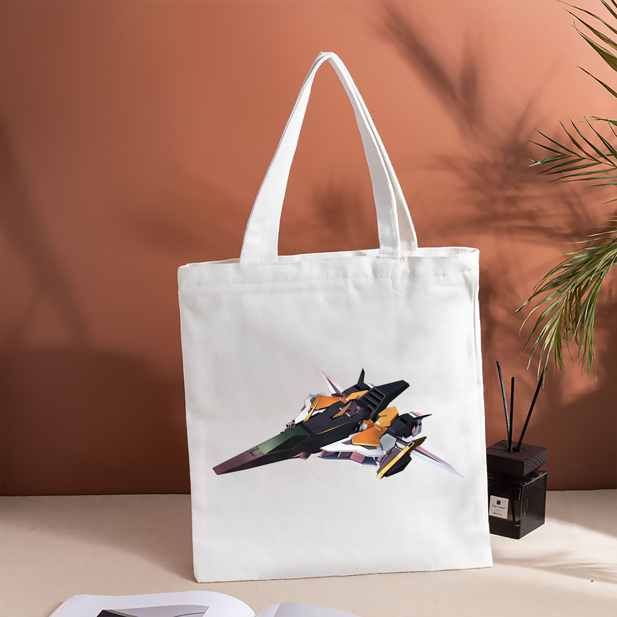 機動戦士ガンダム Mobile Suit Gundam 縦型キャンバス生地手提げバッグ　トートバッグ