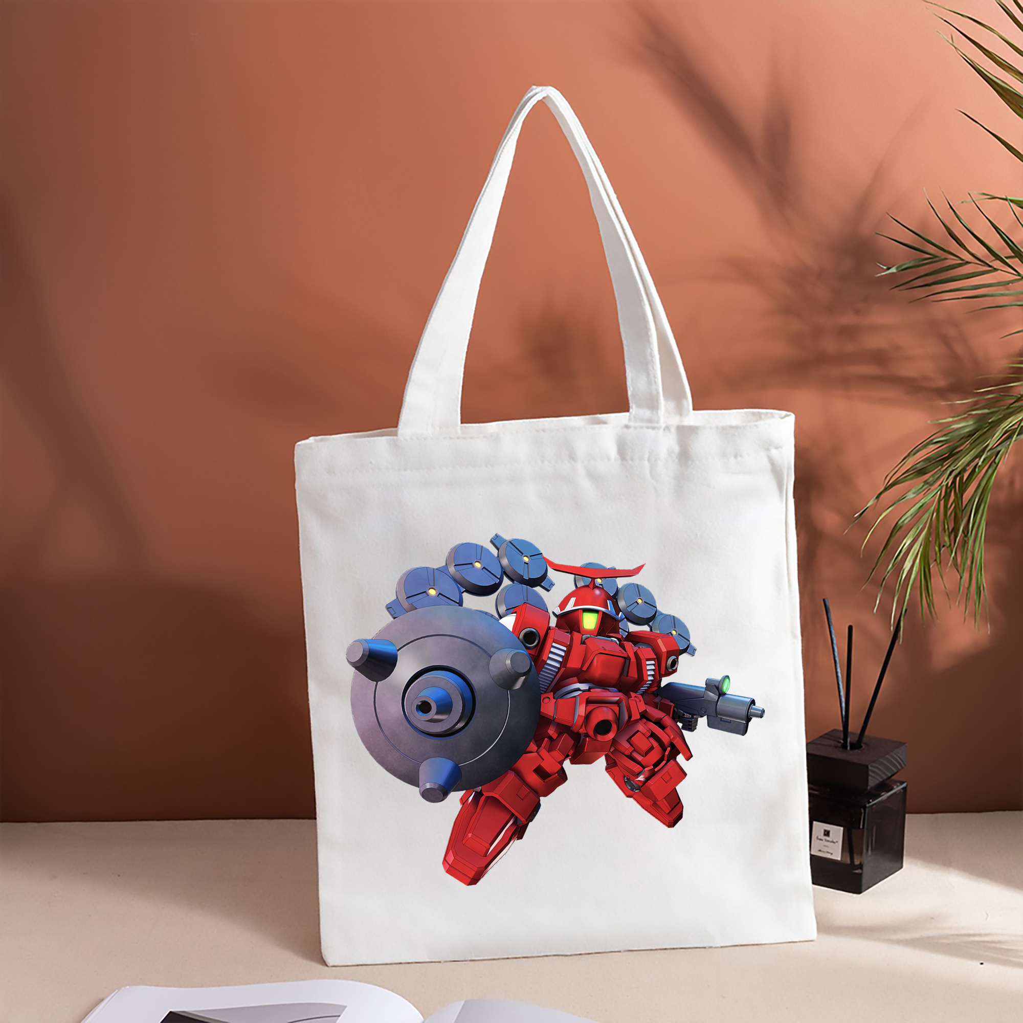 機動戦士ガンダム Mobile Suit Gundam 縦型キャンバス生地手提げバッグ　トートバッグ