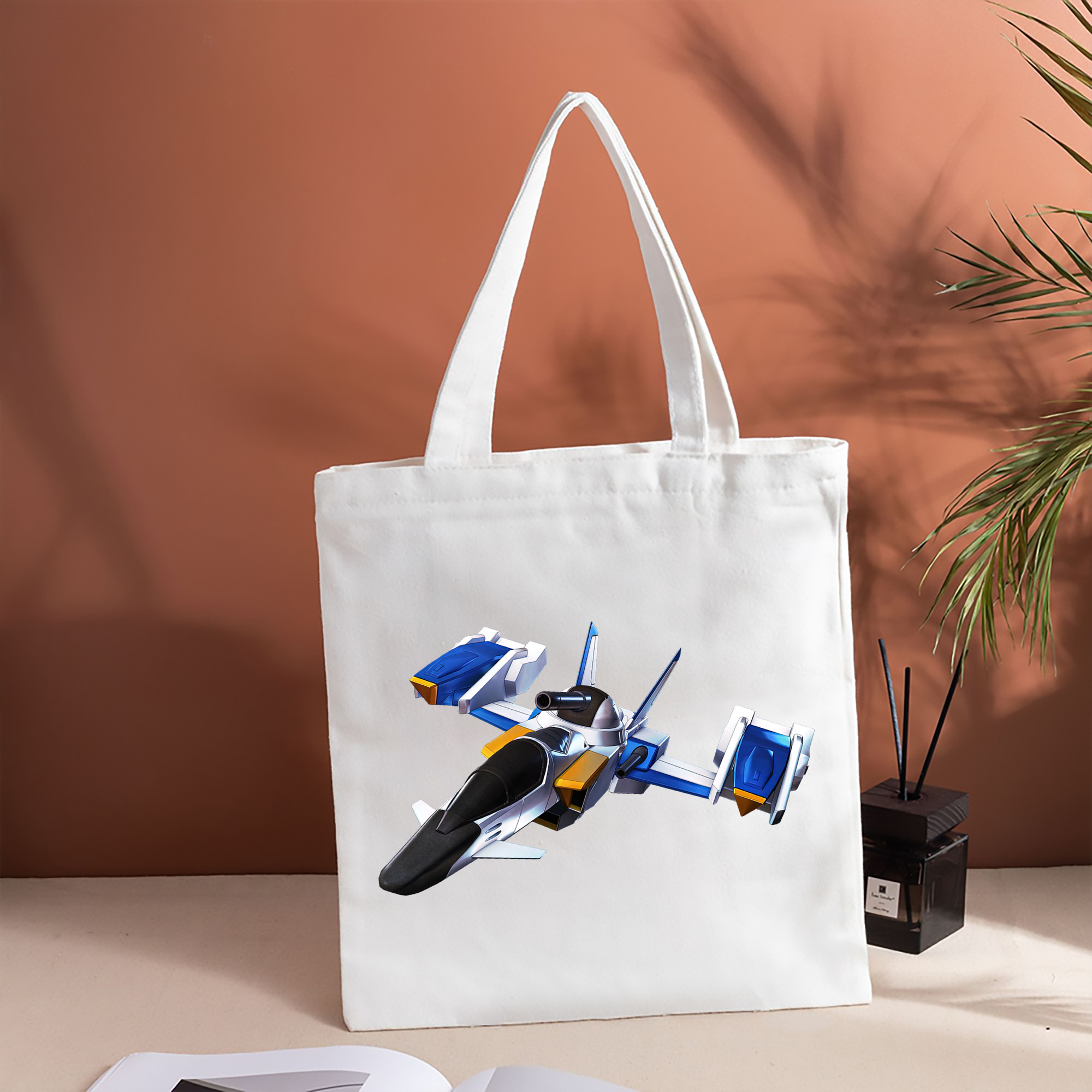 機動戦士ガンダム Mobile Suit Gundam 縦型キャンバス生地手提げバッグ　トートバッグ