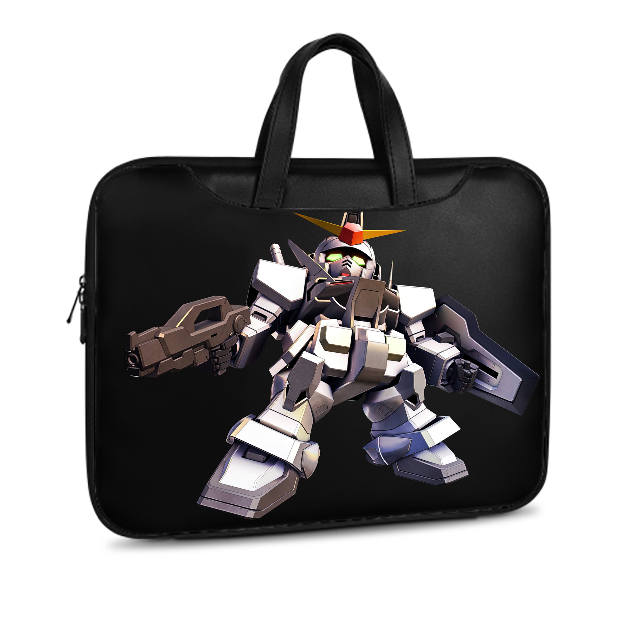 （画像用） 機動戦士ガンダム Mobile Suit Gundam レザーラップトップバッグ　ノートパソコンケース