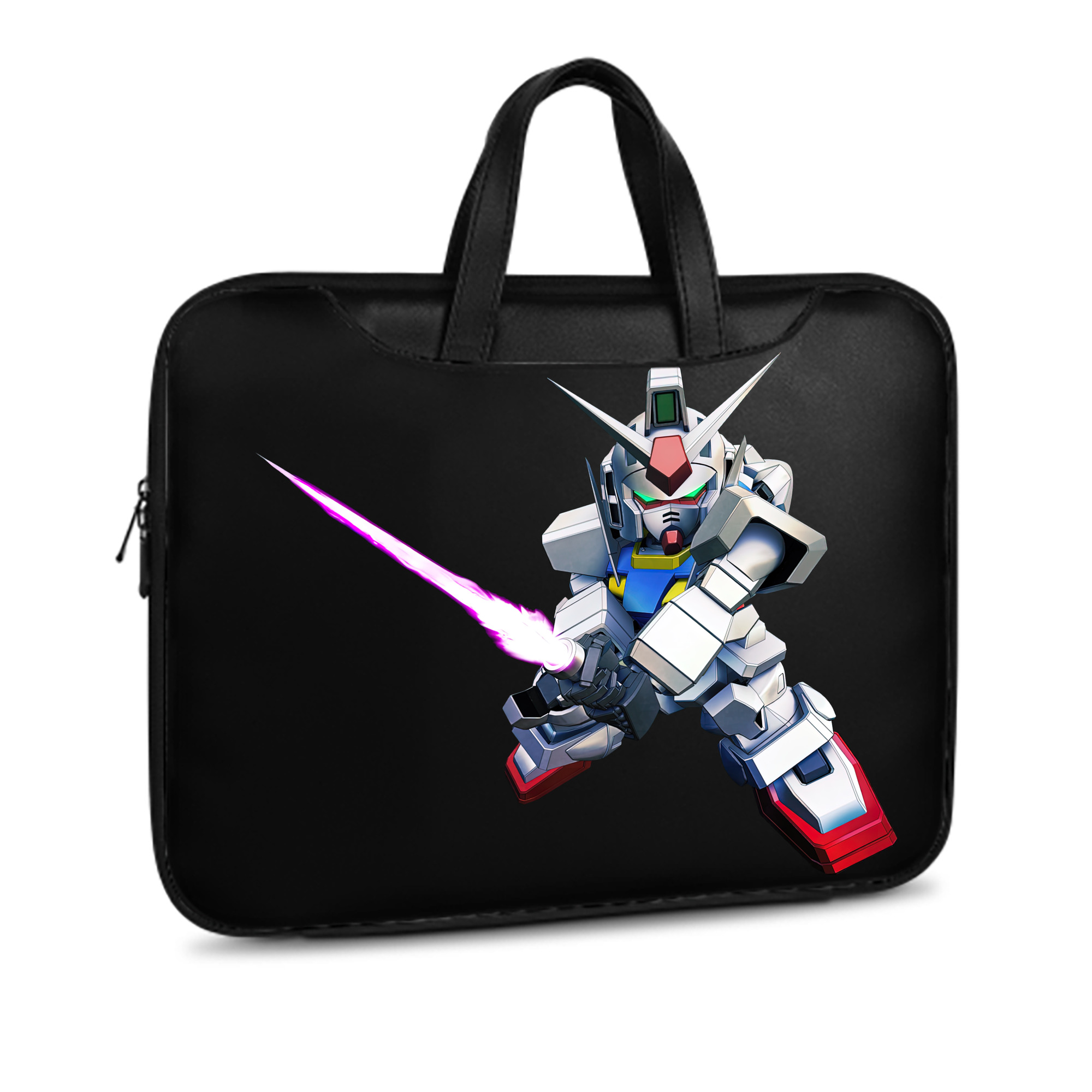 （画像用） 機動戦士ガンダム Mobile Suit Gundam レザーラップトップバッグ　ノートパソコンケース