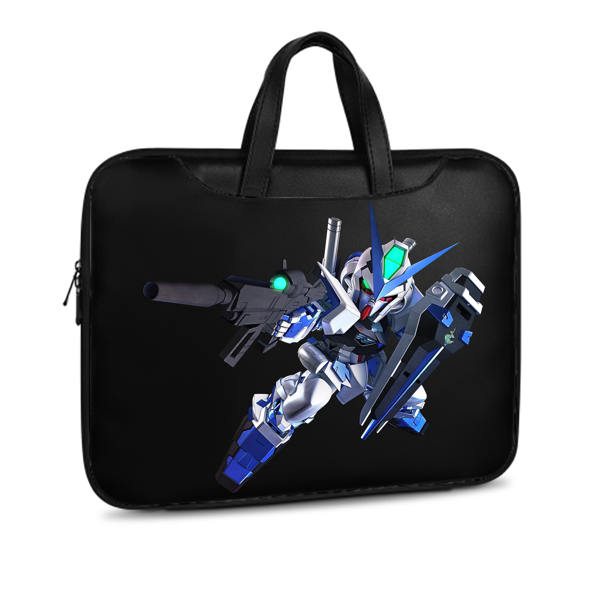 （画像用） 機動戦士ガンダム Mobile Suit Gundam レザーラップトップバッグ　ノートパソコンケース