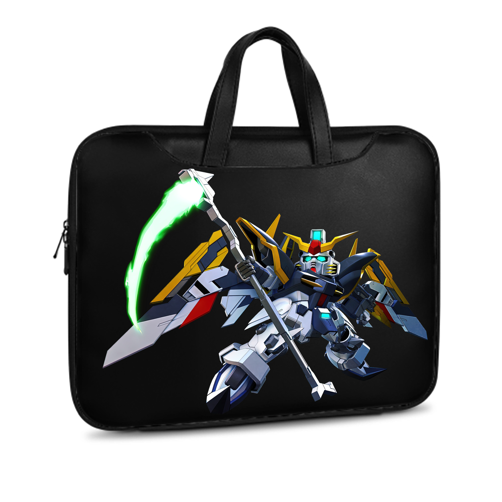 （画像用） 機動戦士ガンダム Mobile Suit Gundam レザーラップトップバッグ　ノートパソコンケース