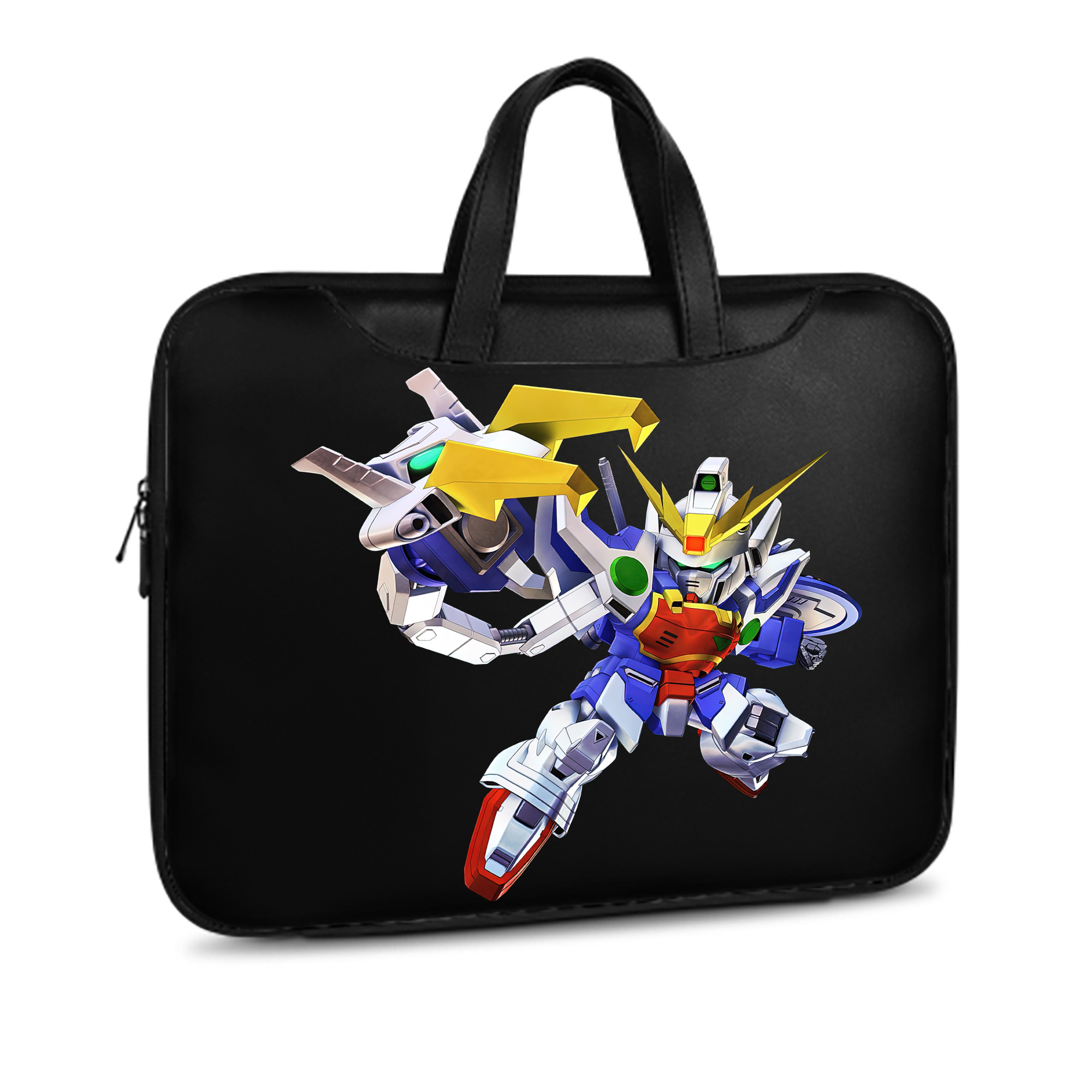 （画像用） 機動戦士ガンダム Mobile Suit Gundam レザーラップトップバッグ　ノートパソコンケース