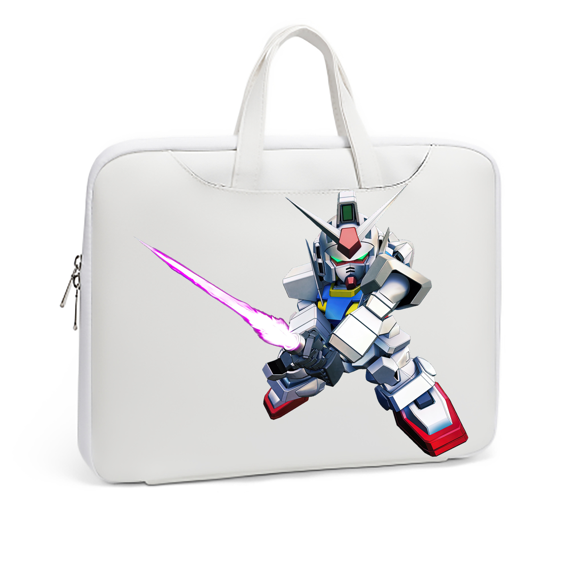 （画像用） 機動戦士ガンダム Mobile Suit Gundam レザーラップトップバッグ　ノートパソコンケース