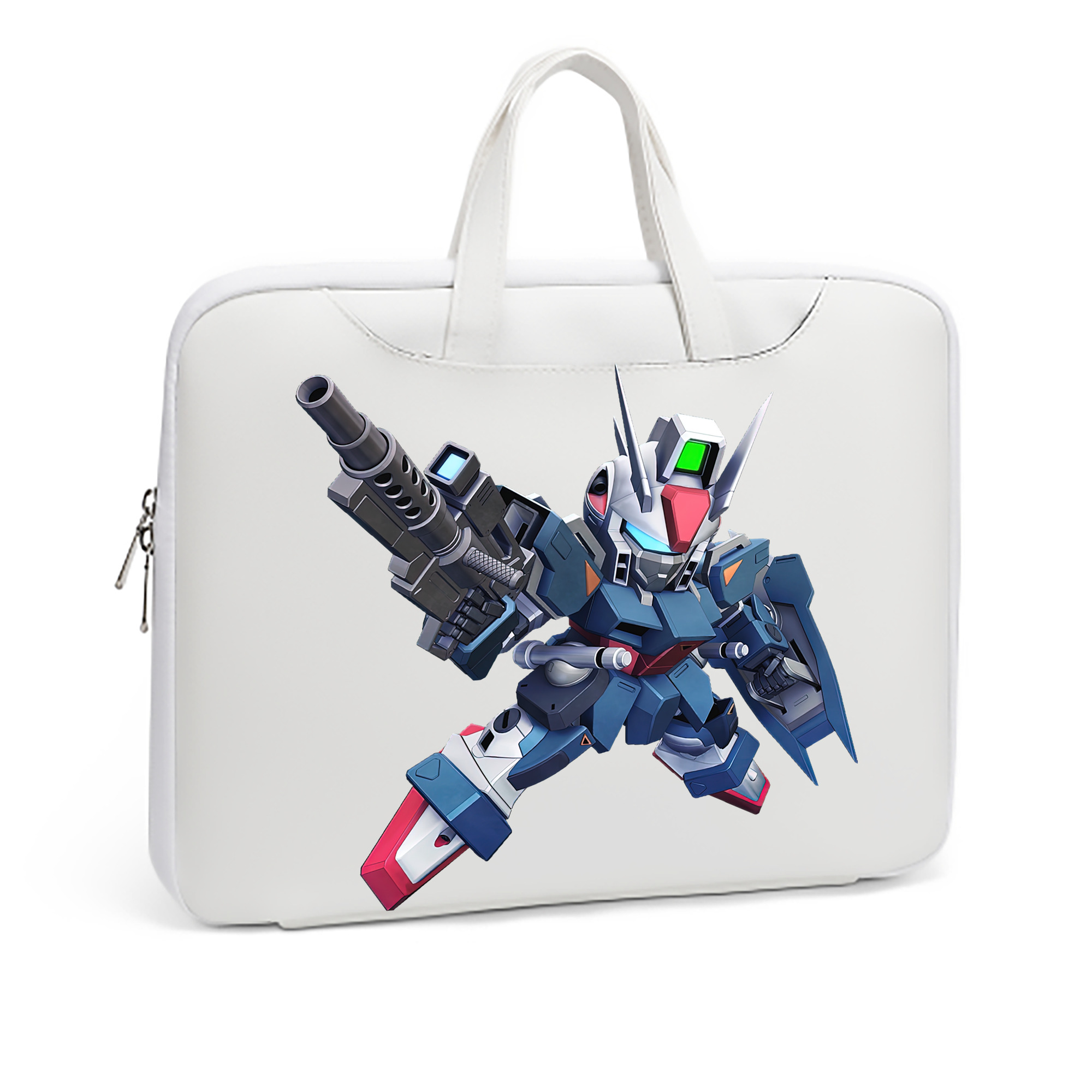 （画像用） 機動戦士ガンダム Mobile Suit Gundam レザーラップトップバッグ　ノートパソコンケース