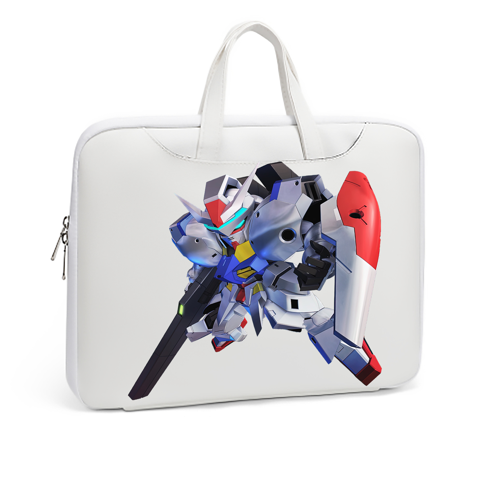 （画像用） 機動戦士ガンダム Mobile Suit Gundam レザーラップトップバッグ　ノートパソコンケース
