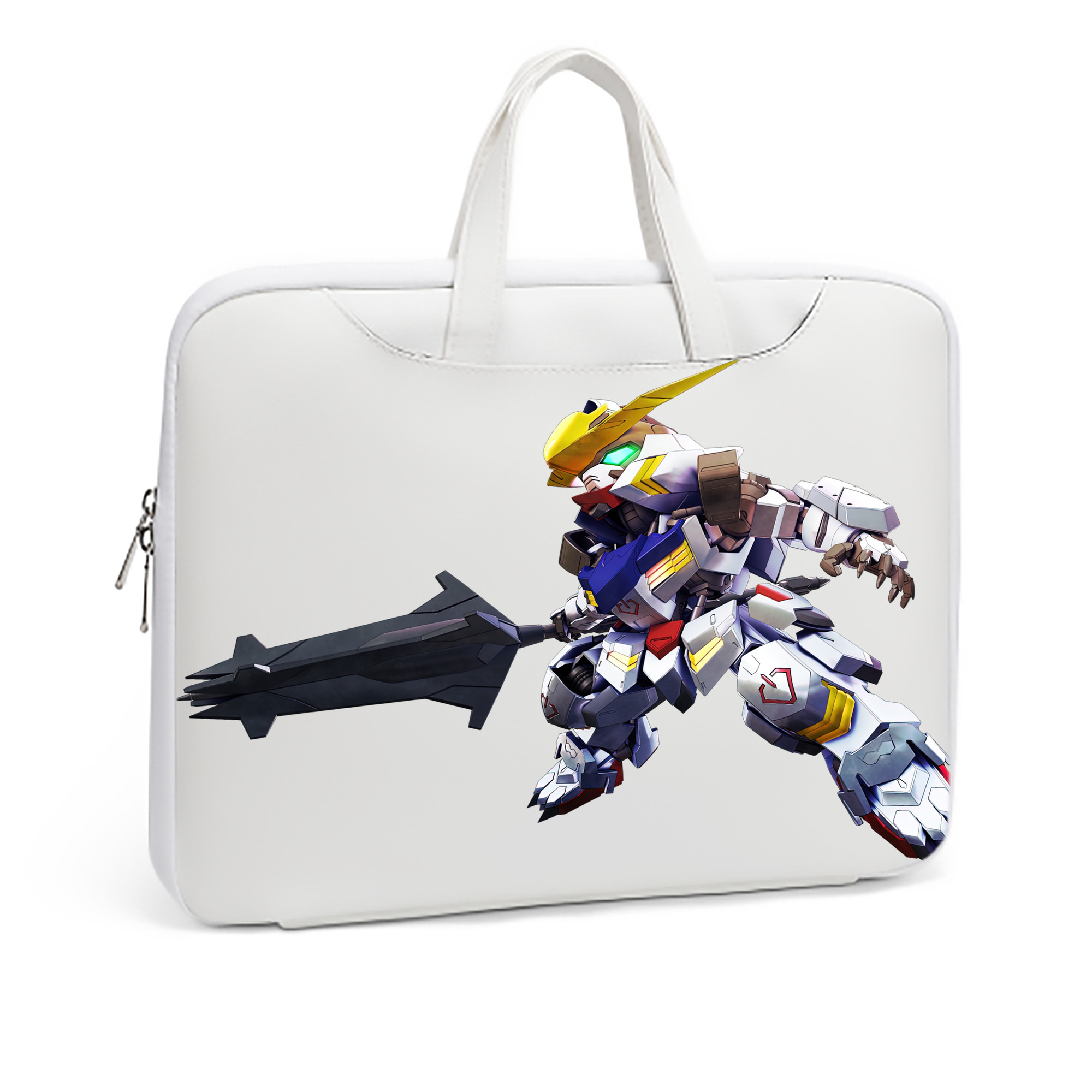 （画像用） 機動戦士ガンダム Mobile Suit Gundam レザーラップトップバッグ　ノートパソコンケース