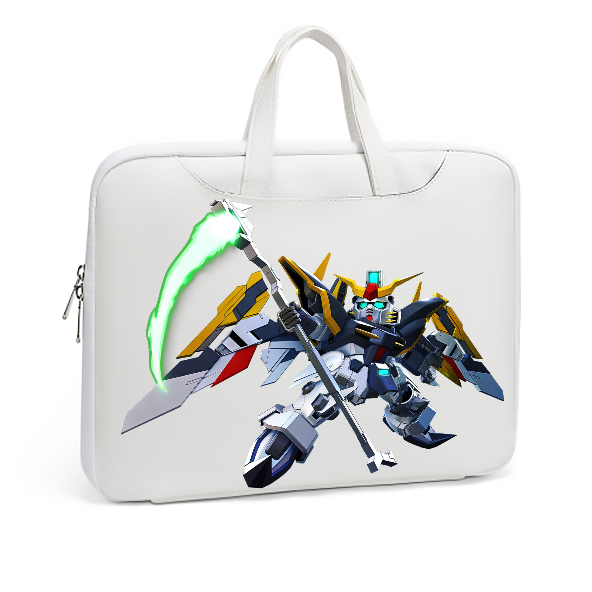 （画像用） 機動戦士ガンダム Mobile Suit Gundam レザーラップトップバッグ　ノートパソコンケース