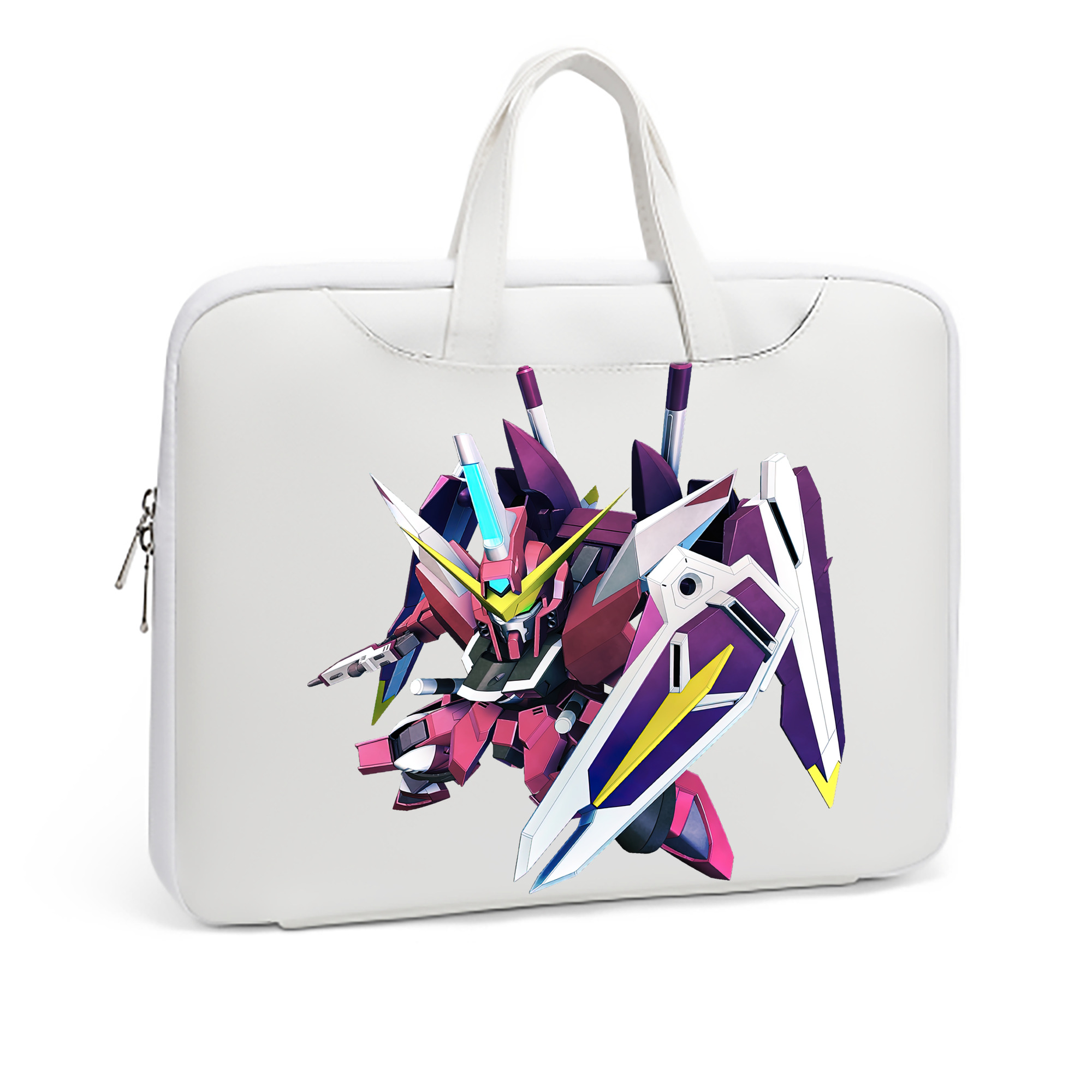 （画像用） 機動戦士ガンダム Mobile Suit Gundam レザーラップトップバッグ　ノートパソコンケース
