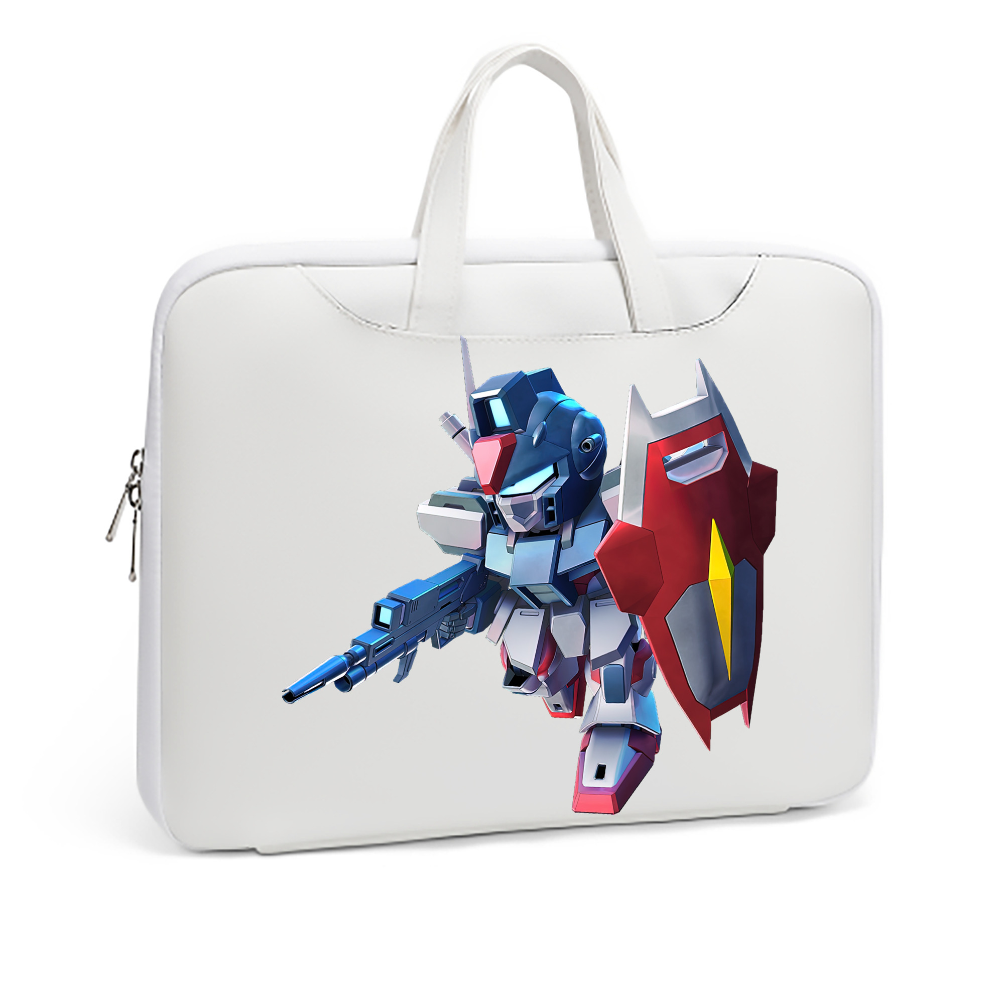 （画像用） 機動戦士ガンダム Mobile Suit Gundam レザーラップトップバッグ　ノートパソコンケース