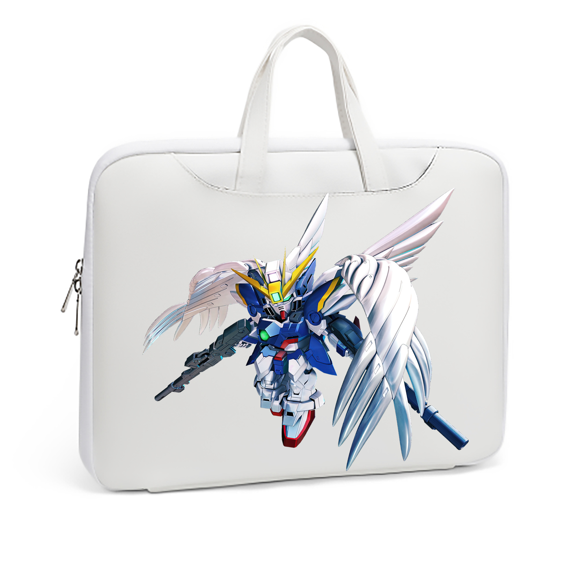 （画像用） 機動戦士ガンダム Mobile Suit Gundam レザーラップトップバッグ　ノートパソコンケース