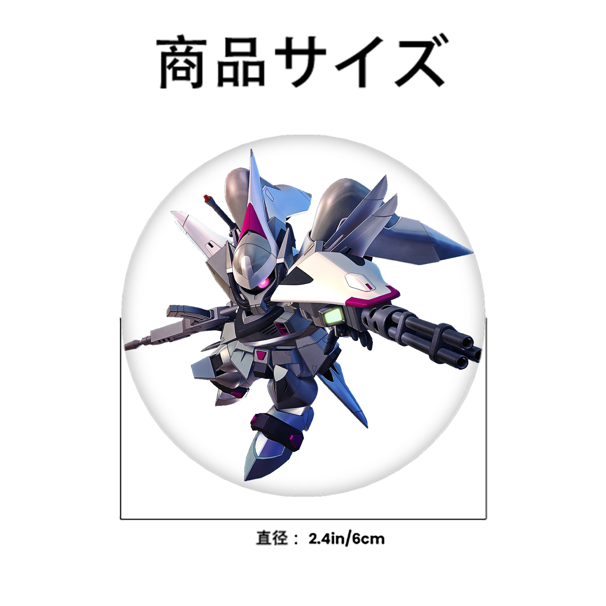 機動戦士ガンダム Mobile Suit Gundam 6cm 缶バッジ 複数セット