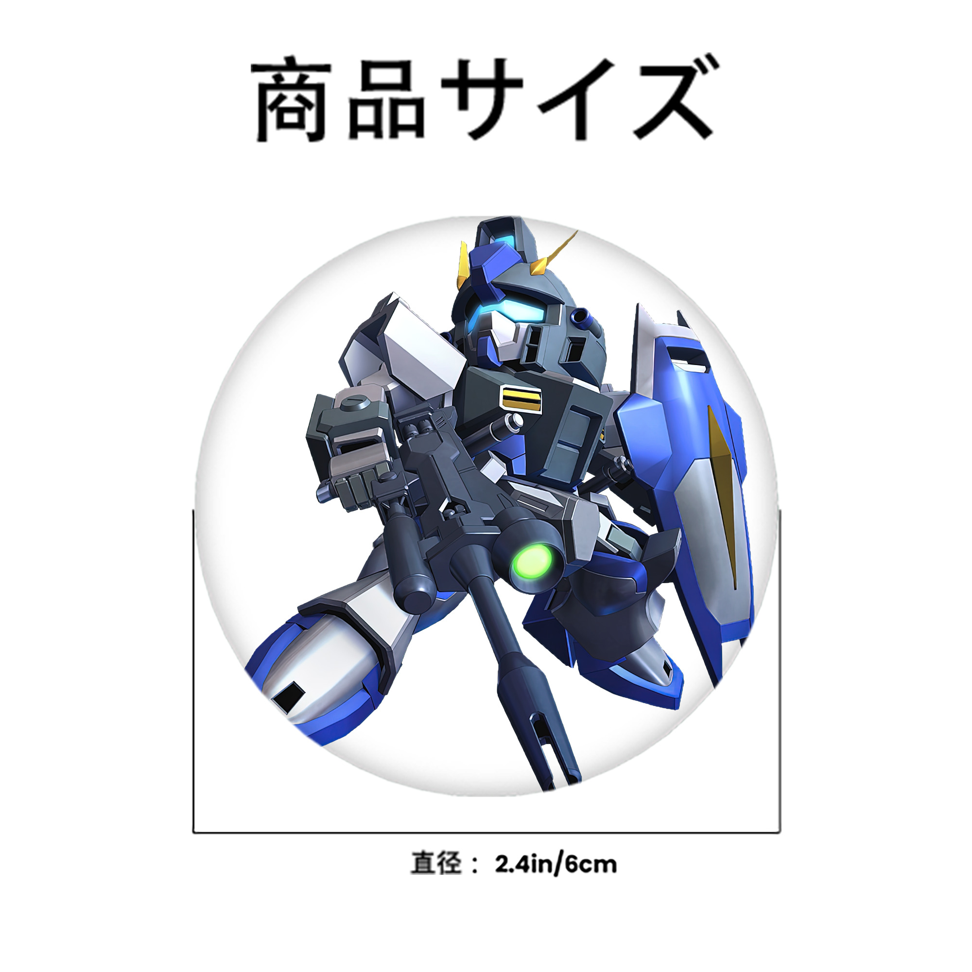 機動戦士ガンダム Mobile Suit Gundam 6cm 缶バッジ 複数セット