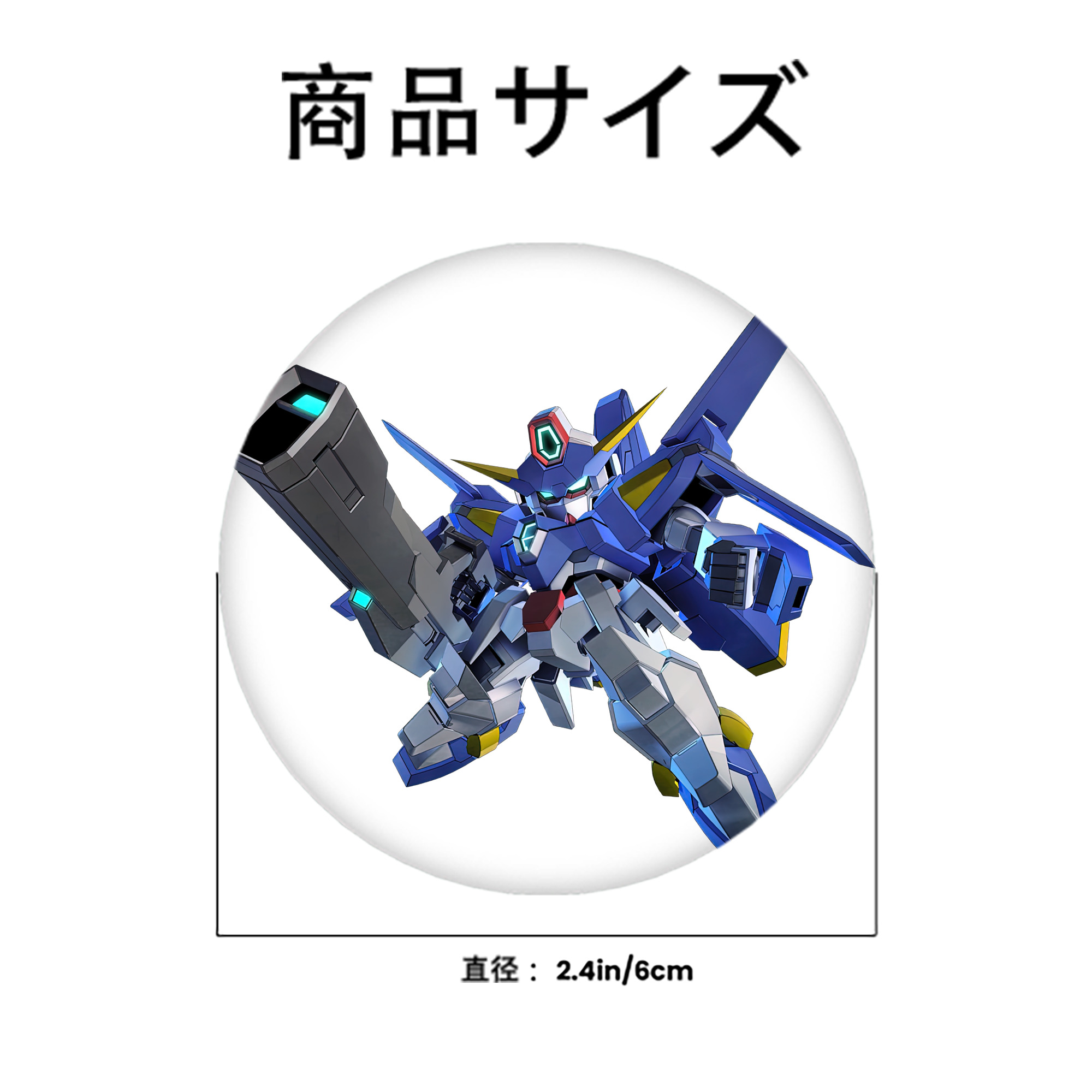 機動戦士ガンダム Mobile Suit Gundam 6cm 缶バッジ 複数セット