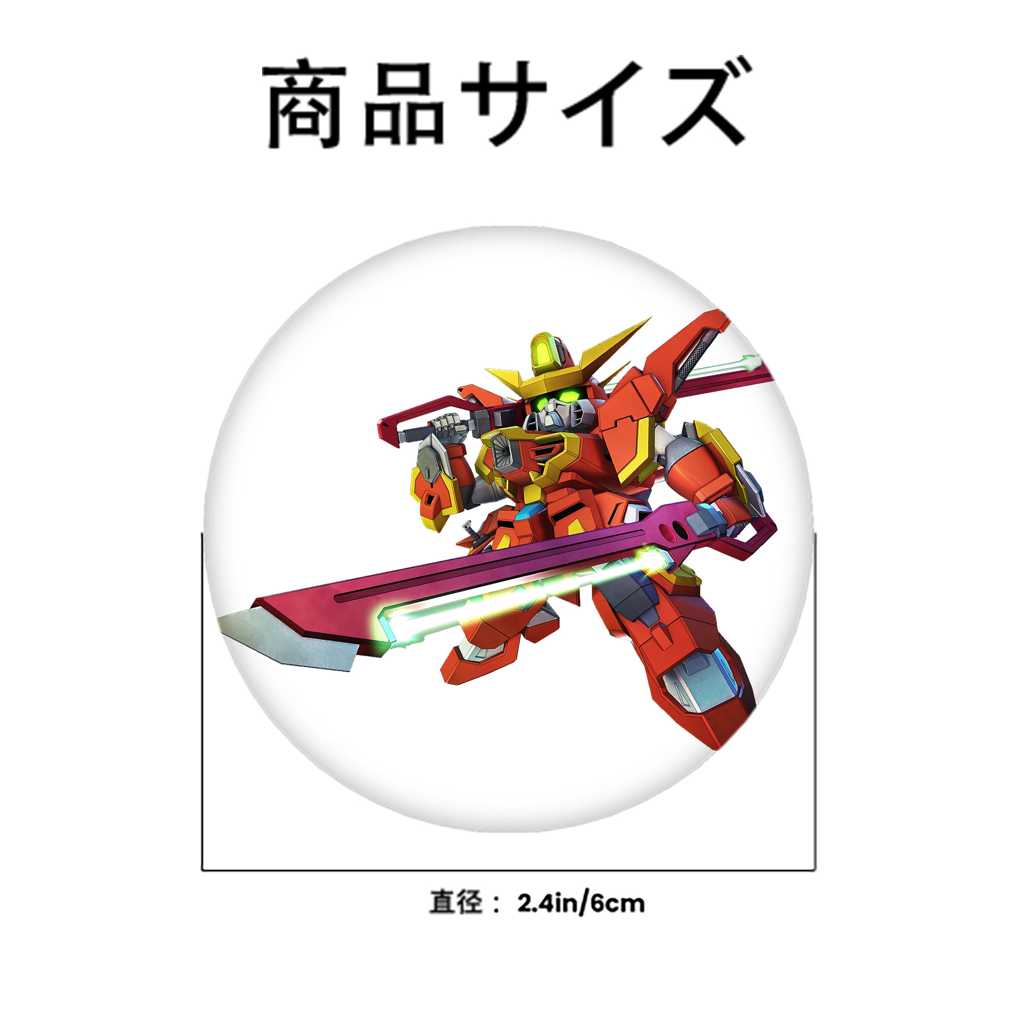機動戦士ガンダム Mobile Suit Gundam 6cm 缶バッジ 複数セット